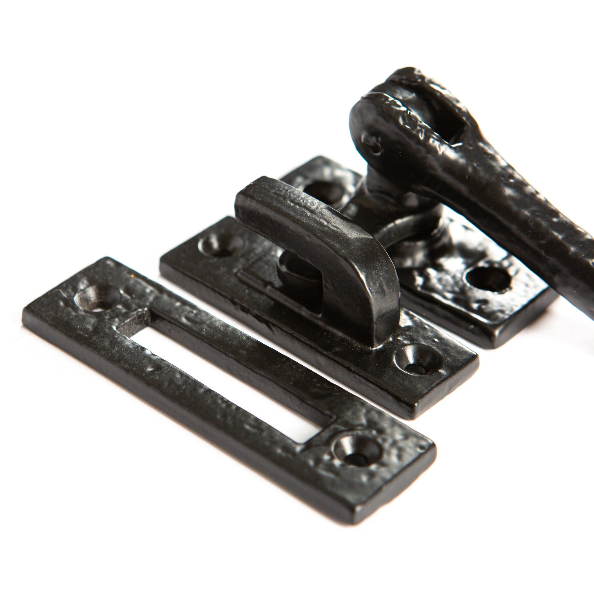 46mm x 108mm Black Curly Tail Left Handed Window Fastener