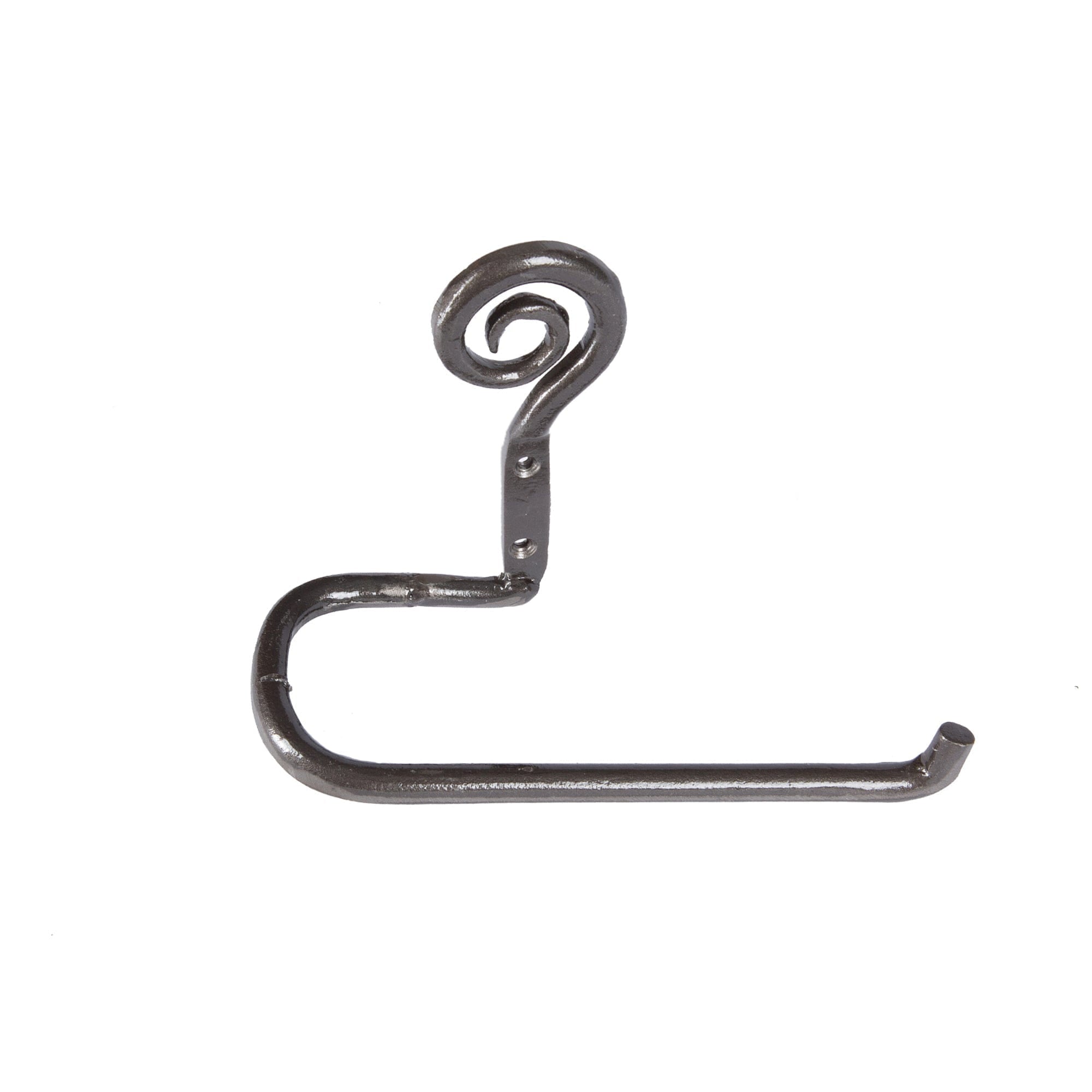180mm Grey Curly Iron Toilet Roll Holder
