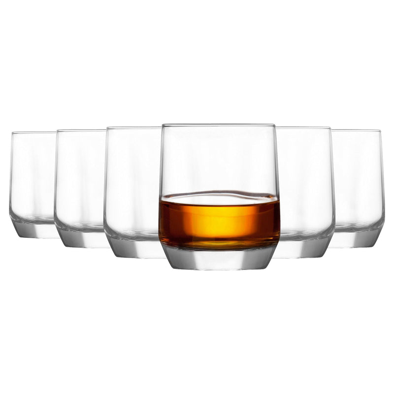 LAV Diamond Whisky Glasses - 310ml - Pack of 6