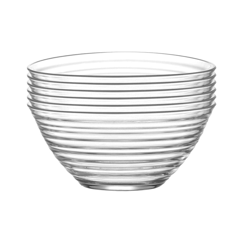 12cm Derin Glass Serving Bowls - Pack of Six - By LAV