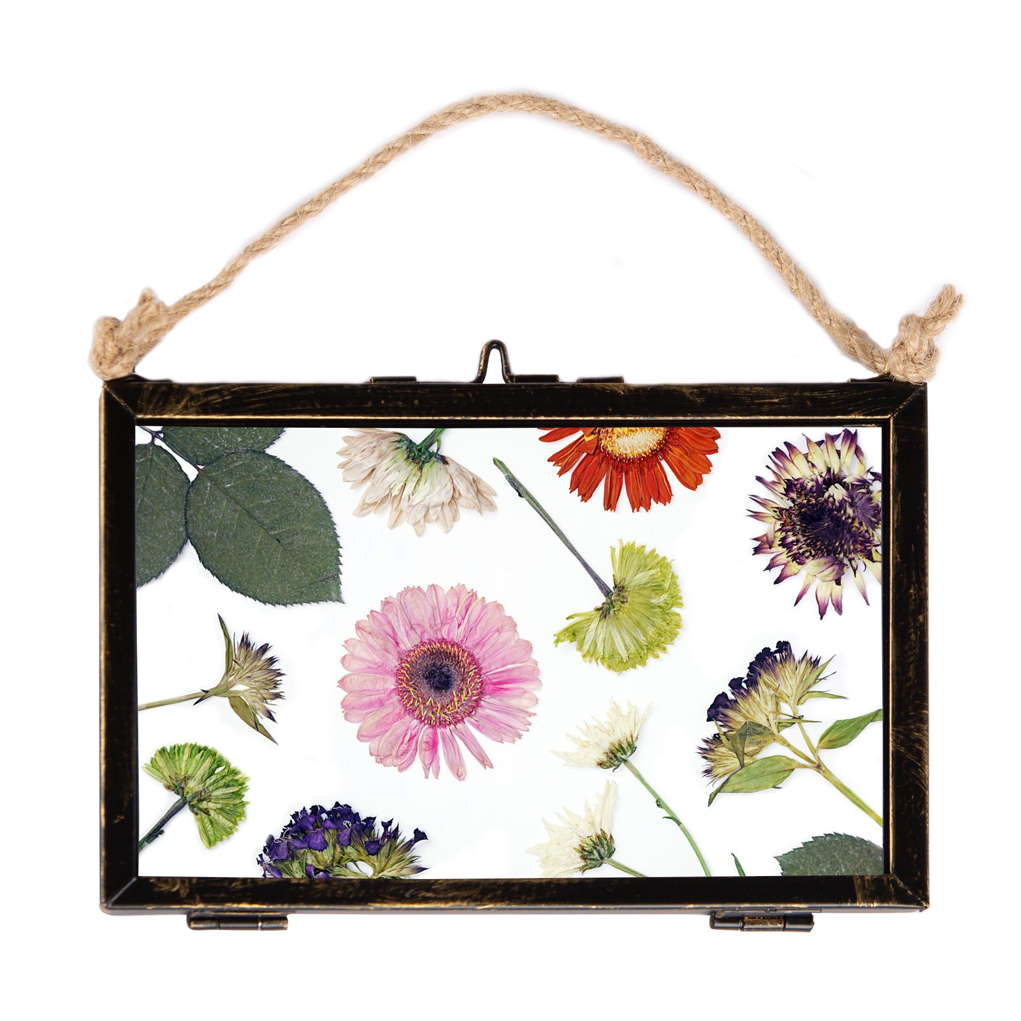 6" x 4" Black Hanging Metal Photo Frame