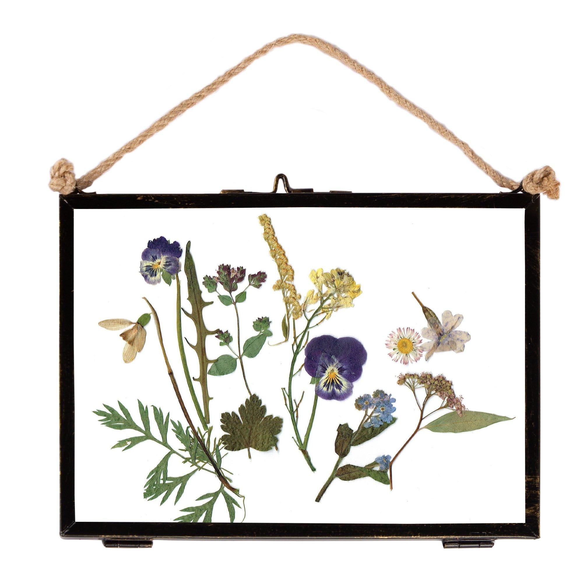 7" x 5" Black Hanging Metal Photo Frame