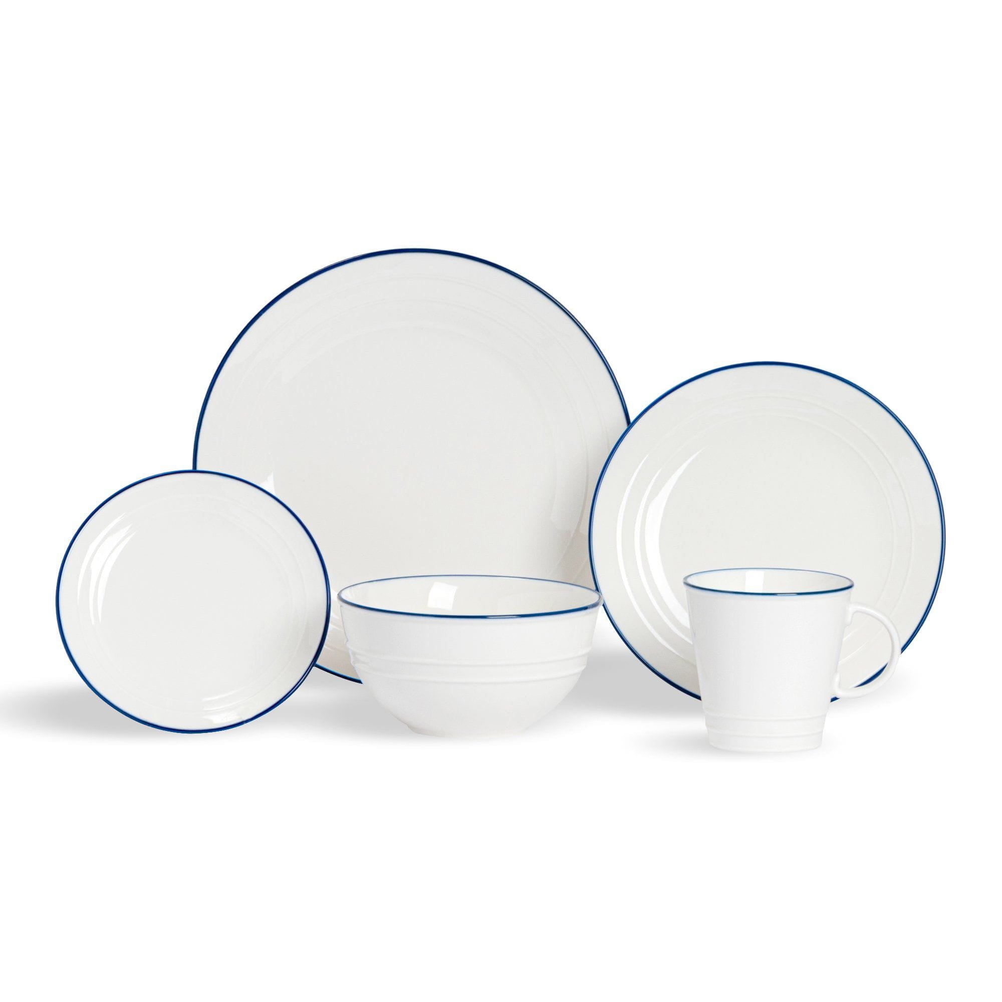 Nicola Spring 20 Piece Farmhouse White Dinner Set
