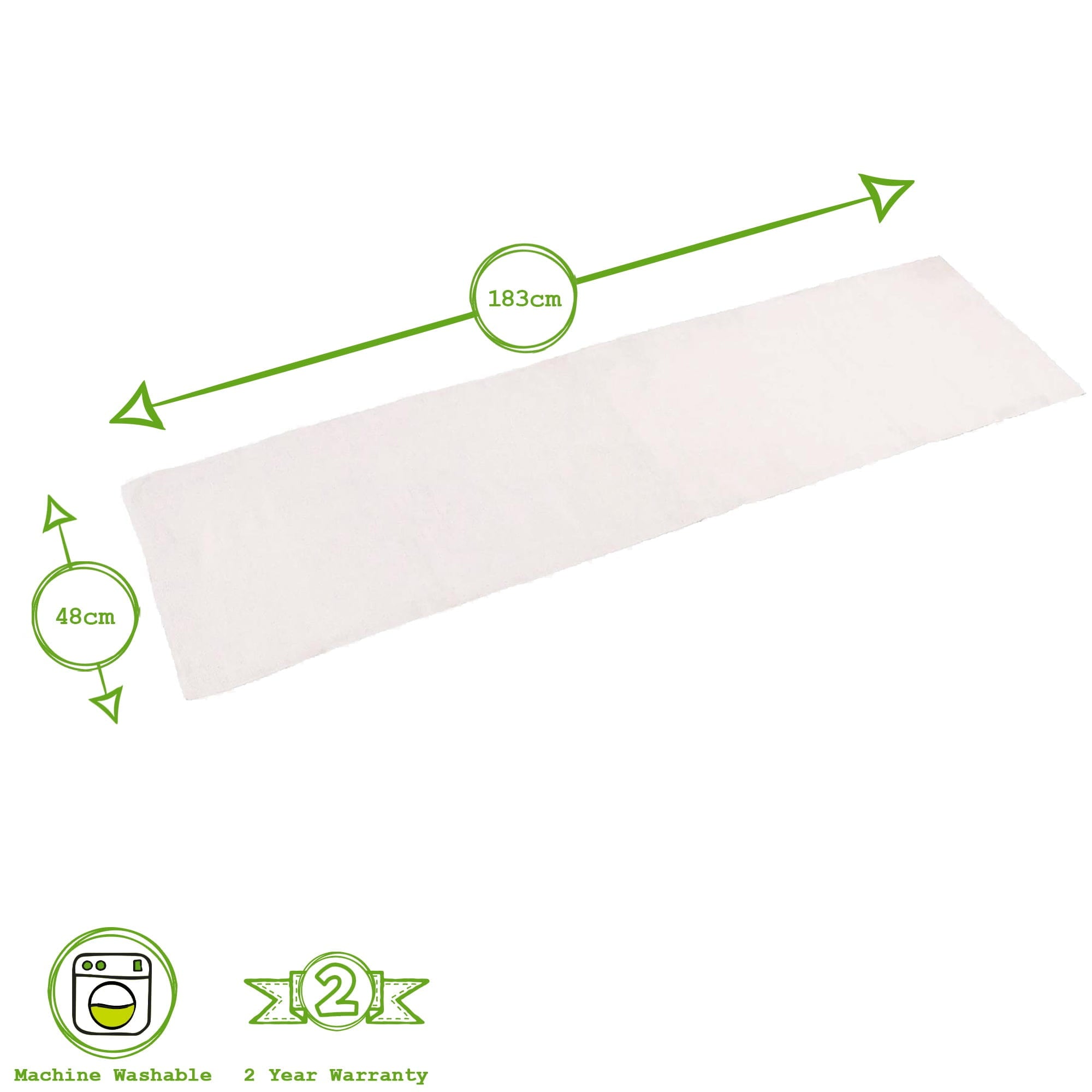 Ribbed Cotton Table Runner