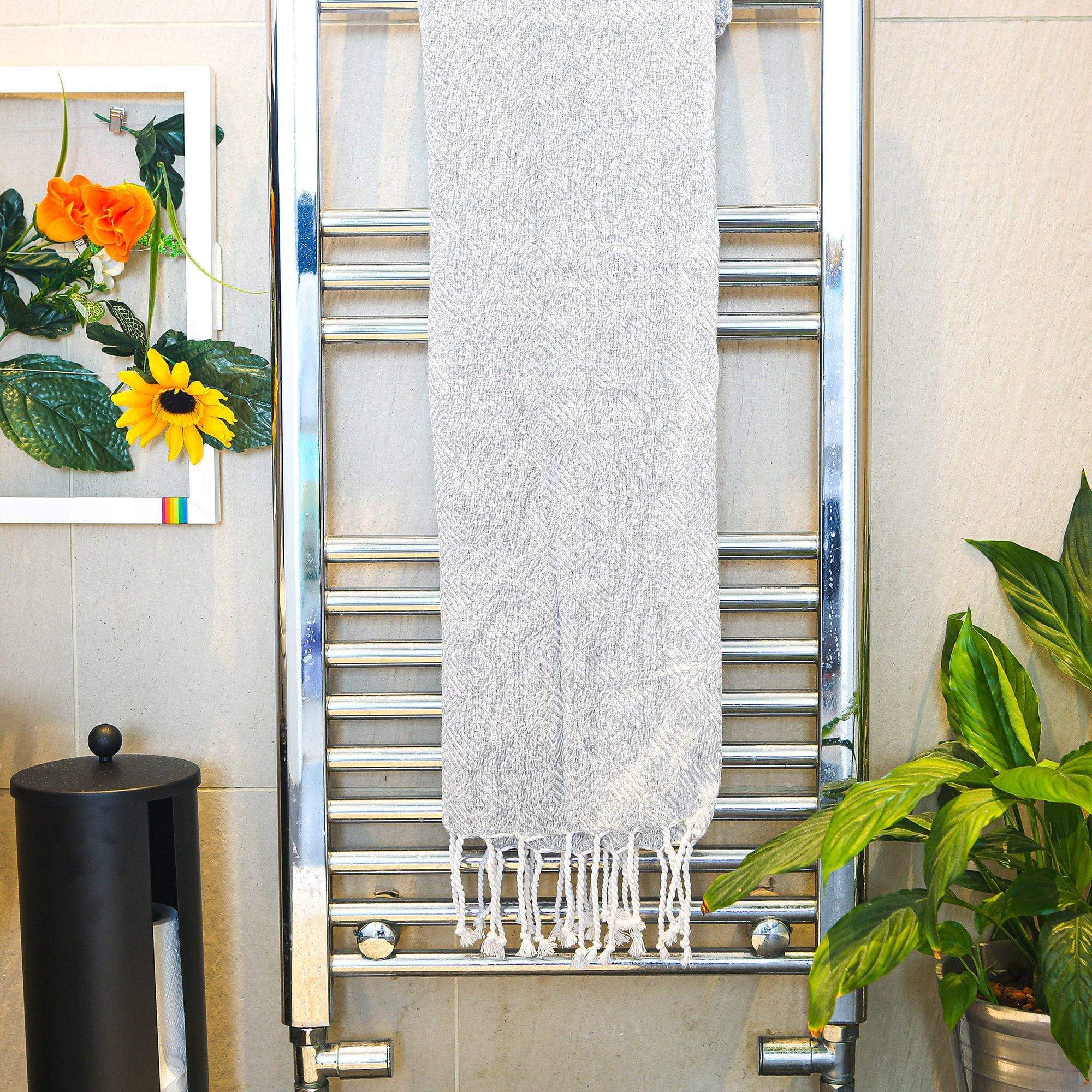 170cm x 90cm Turkish Cotton Diamond Bath Towel