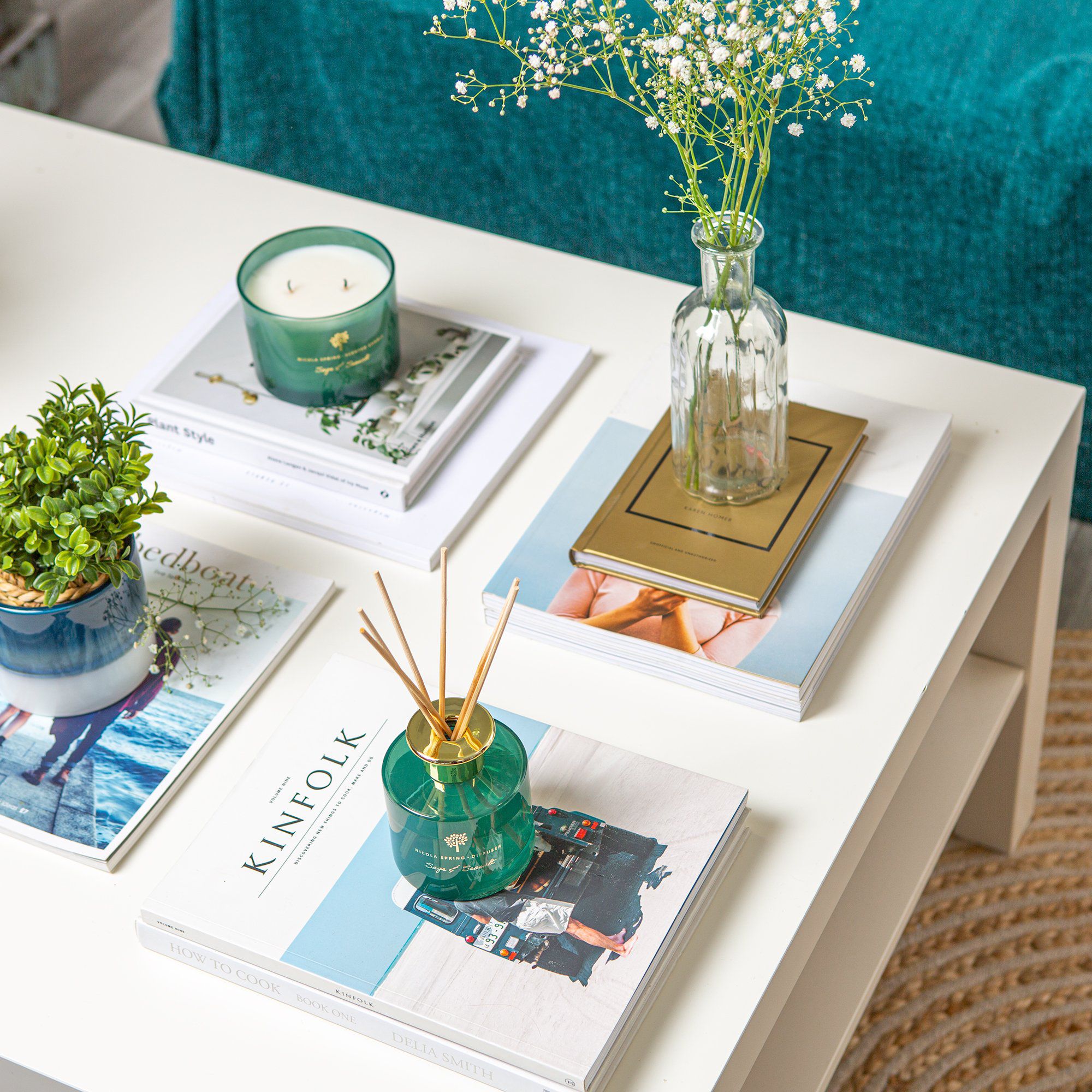 200ml Sage & Seasalt Glass Reed Diffuser