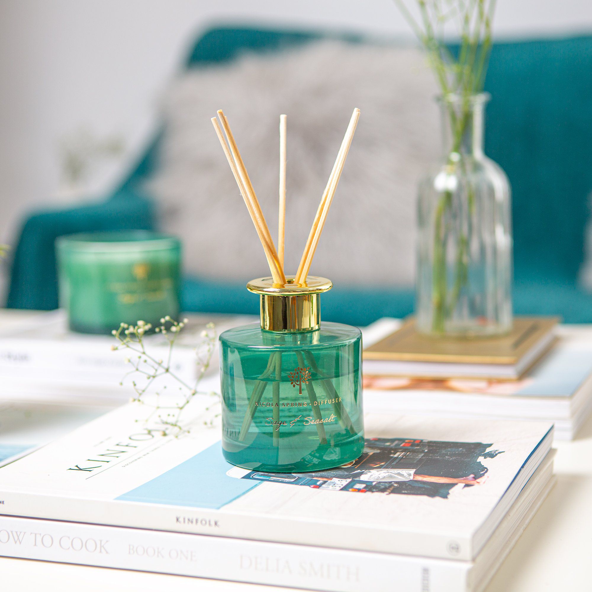 200ml Sage & Seasalt Glass Reed Diffuser