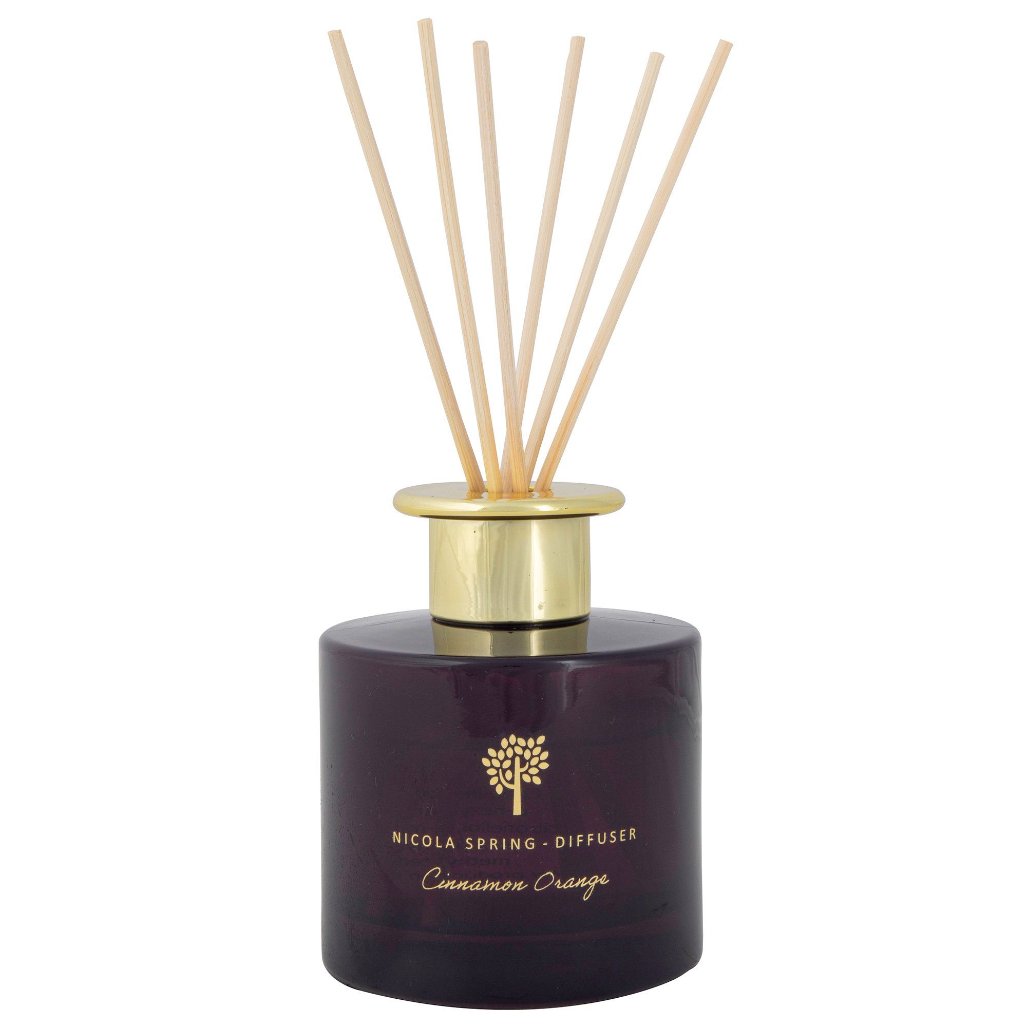 200ml Cinnamon Orange Glass Reed Diffuser