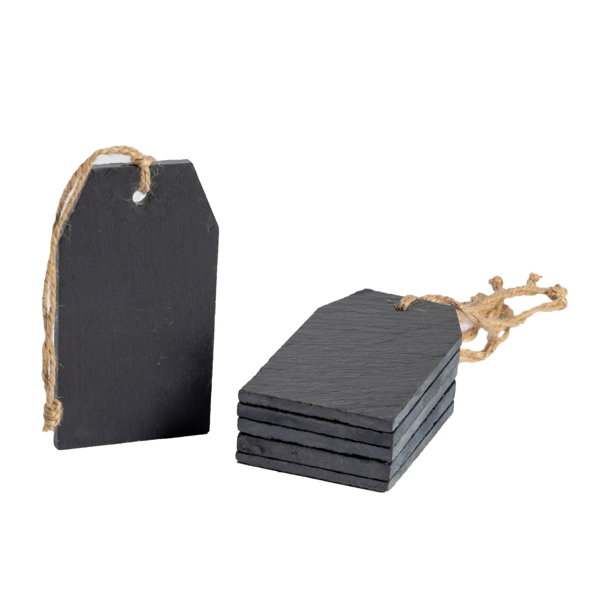 Nicola Spring Natural Slate Hanging Tags - Pack of 6