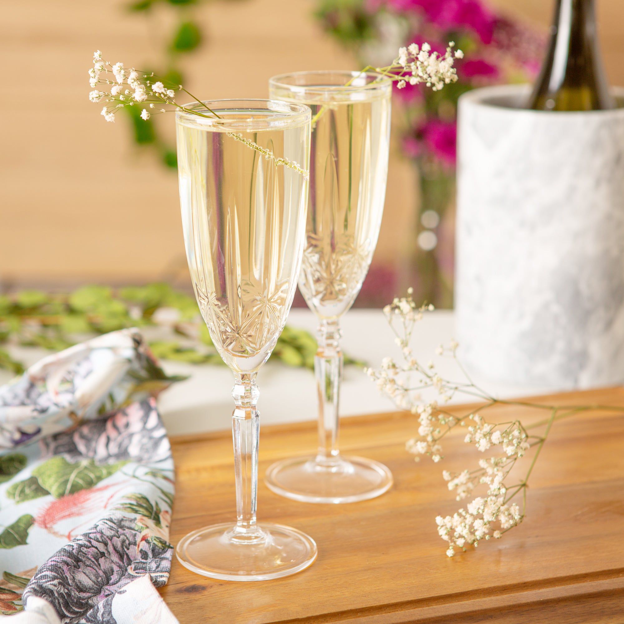 200ml Crystal Orchestra Champagne Flutes - Pack of Six