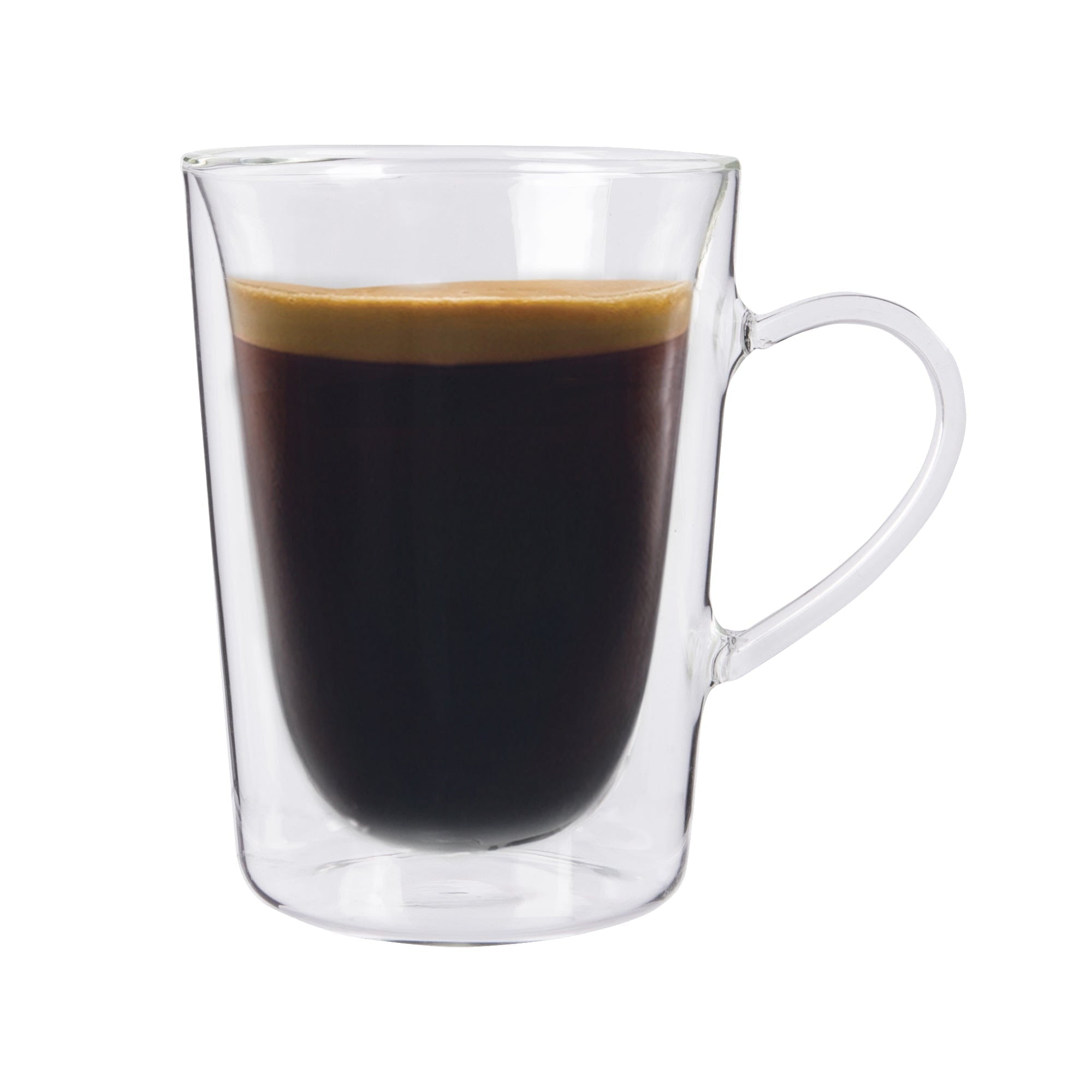 285ml Double Walled Coffee Glasses - Pack of Two