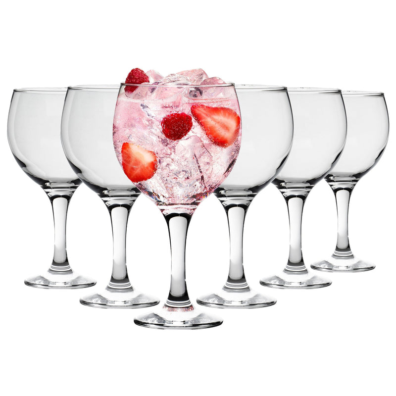 Rink Drink 6 Gin Glasses for Gin & Tonic - Spanish Balloon Glass