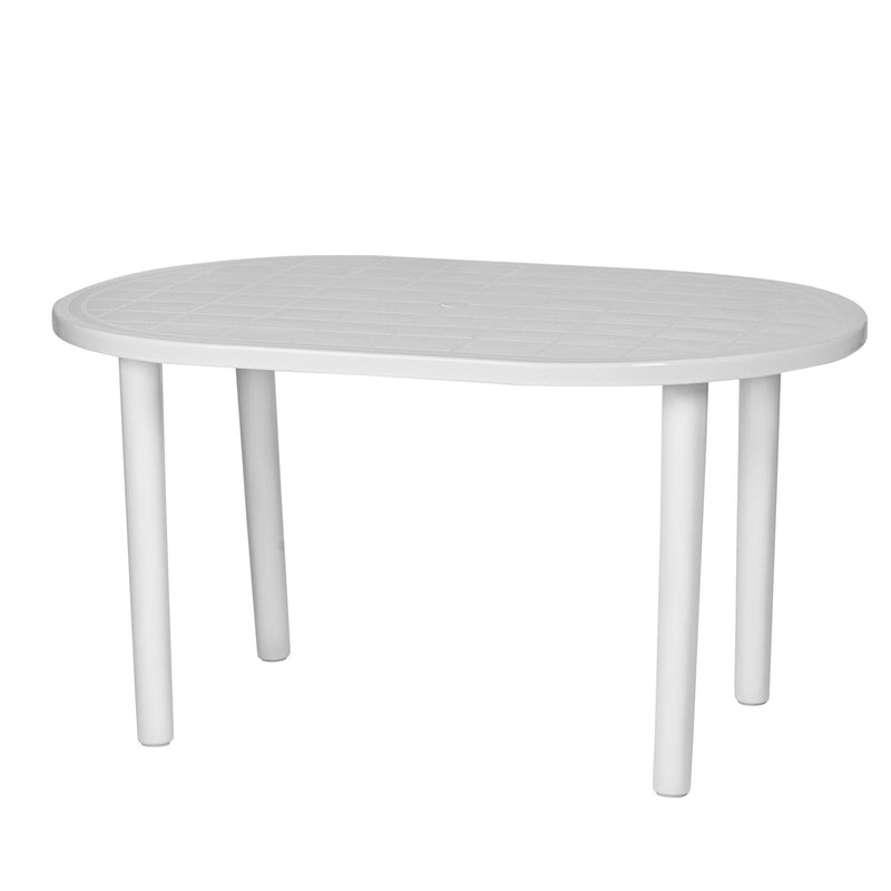 Four-Seater Oval Gala Garden Dining Table 140cm x 90cm - By Resol