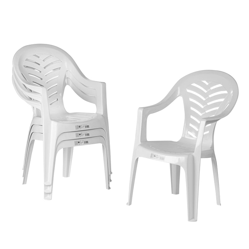 Palma Garden Dining Chairs - Pack of Six - By Resol