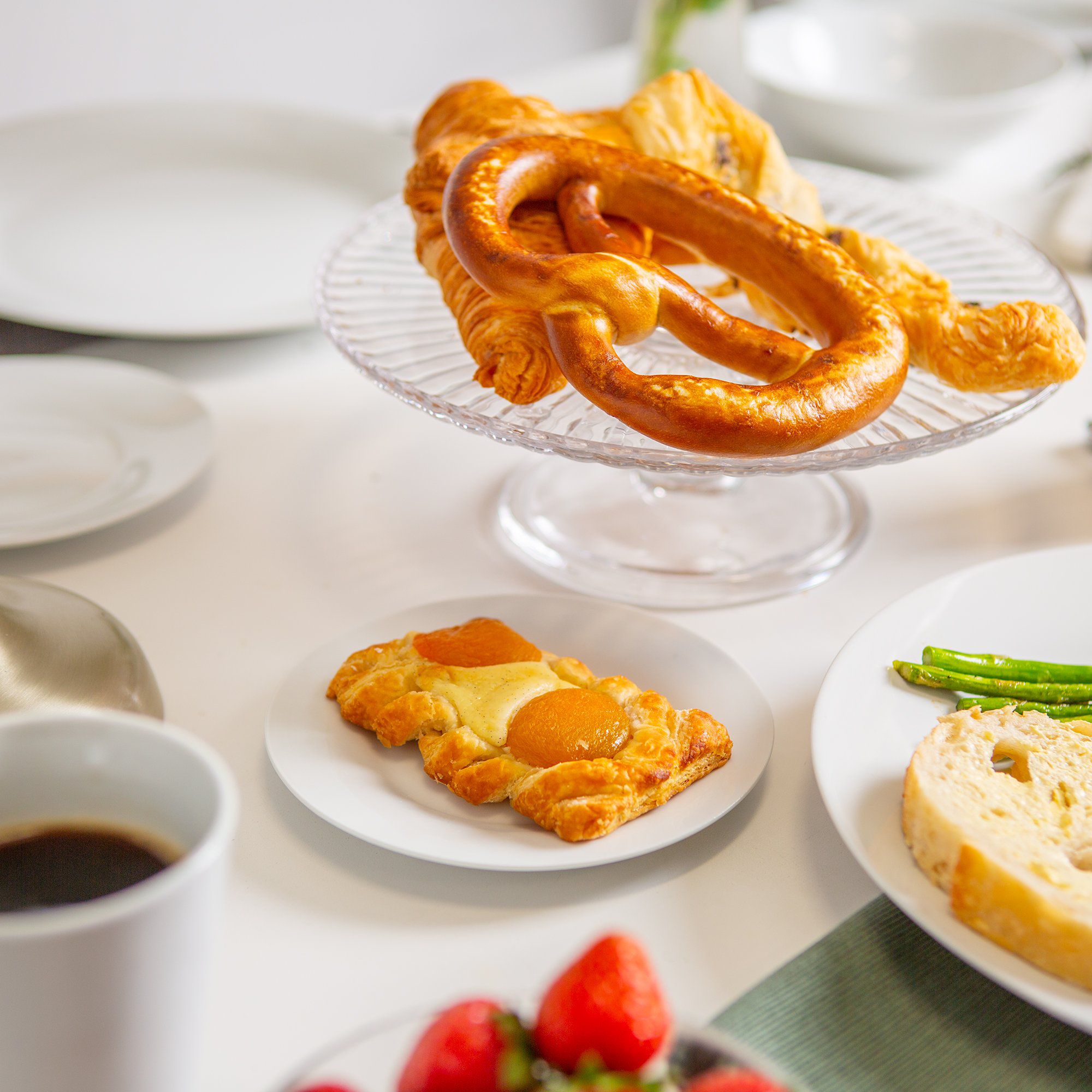 15.5cm White China Side Plates - Pack of Six