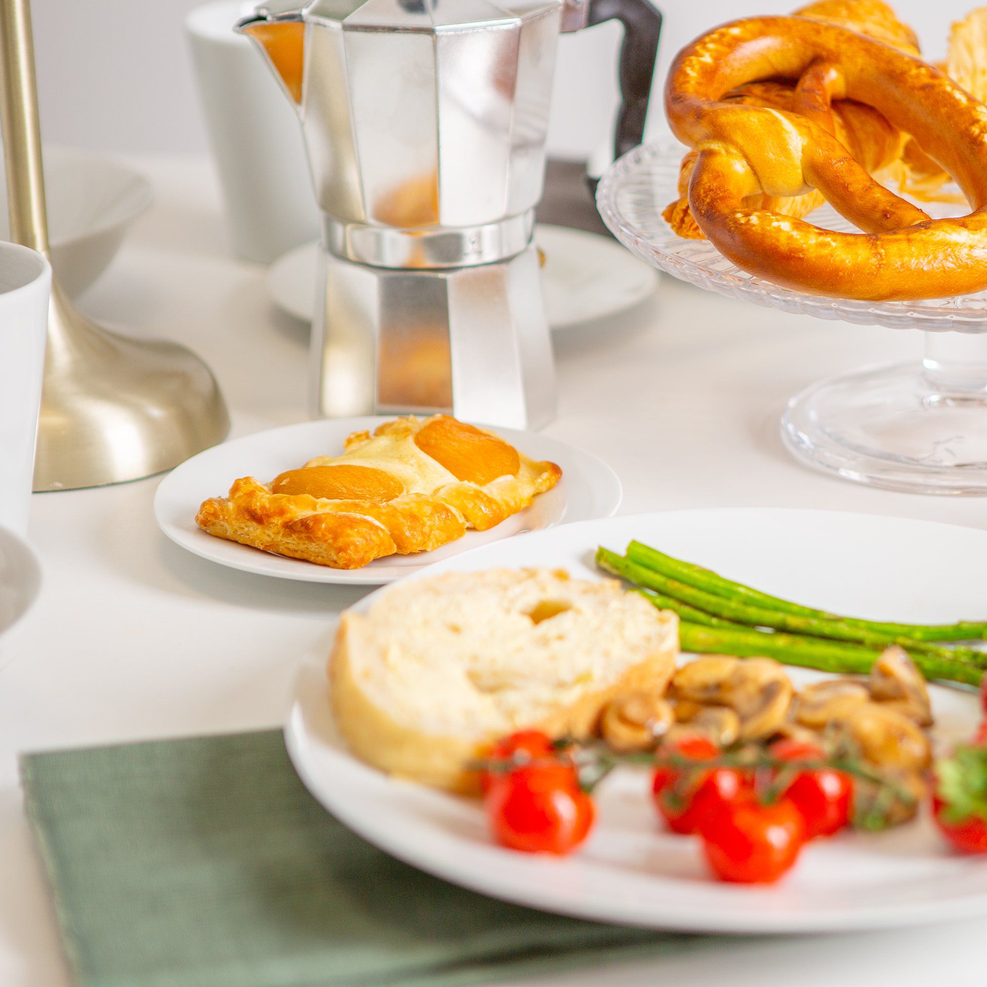 15.5cm White China Side Plates - Pack of Six