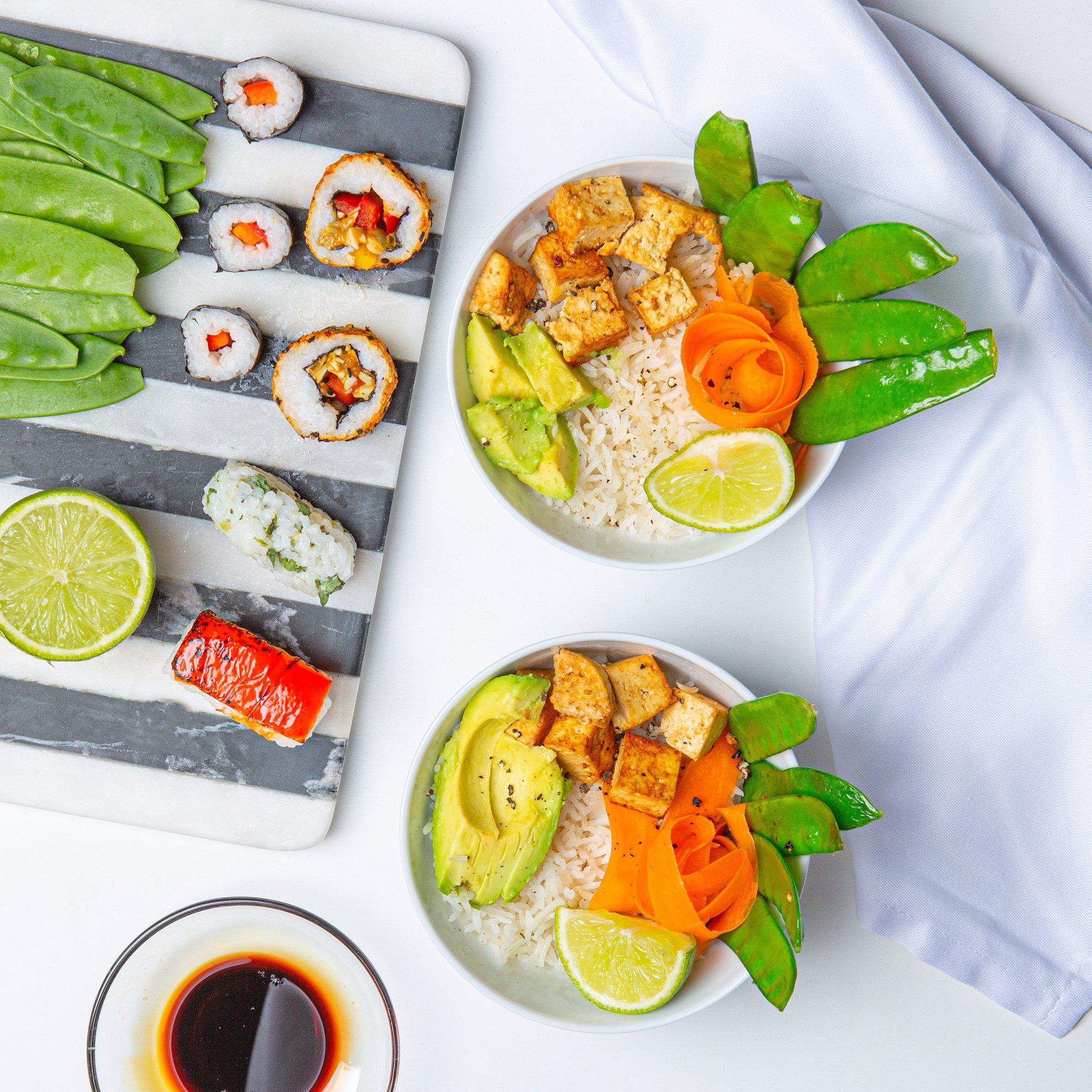 13cm White Rice Bowls - Pack of Six