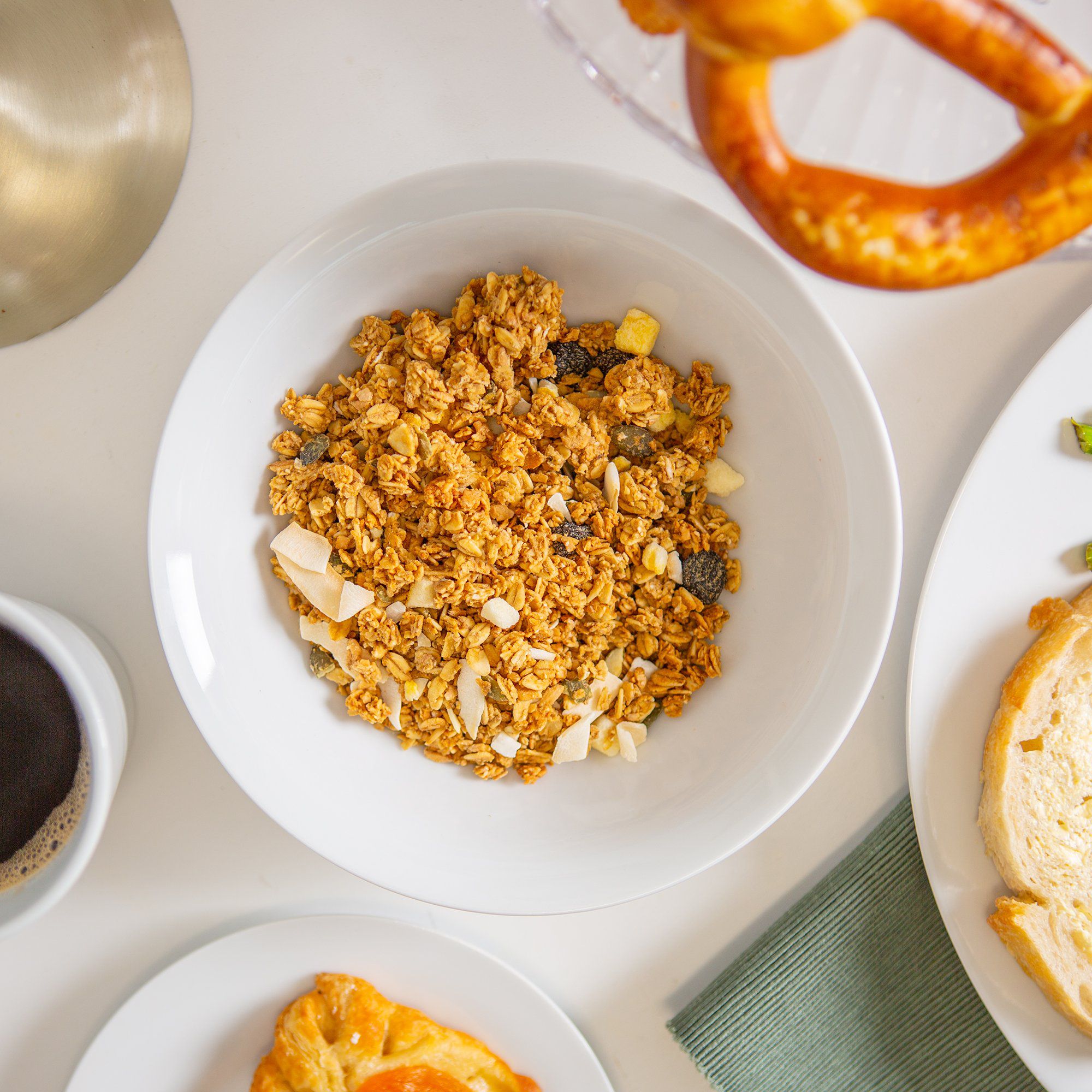 18cm White Cereal Bowls - Pack of Six