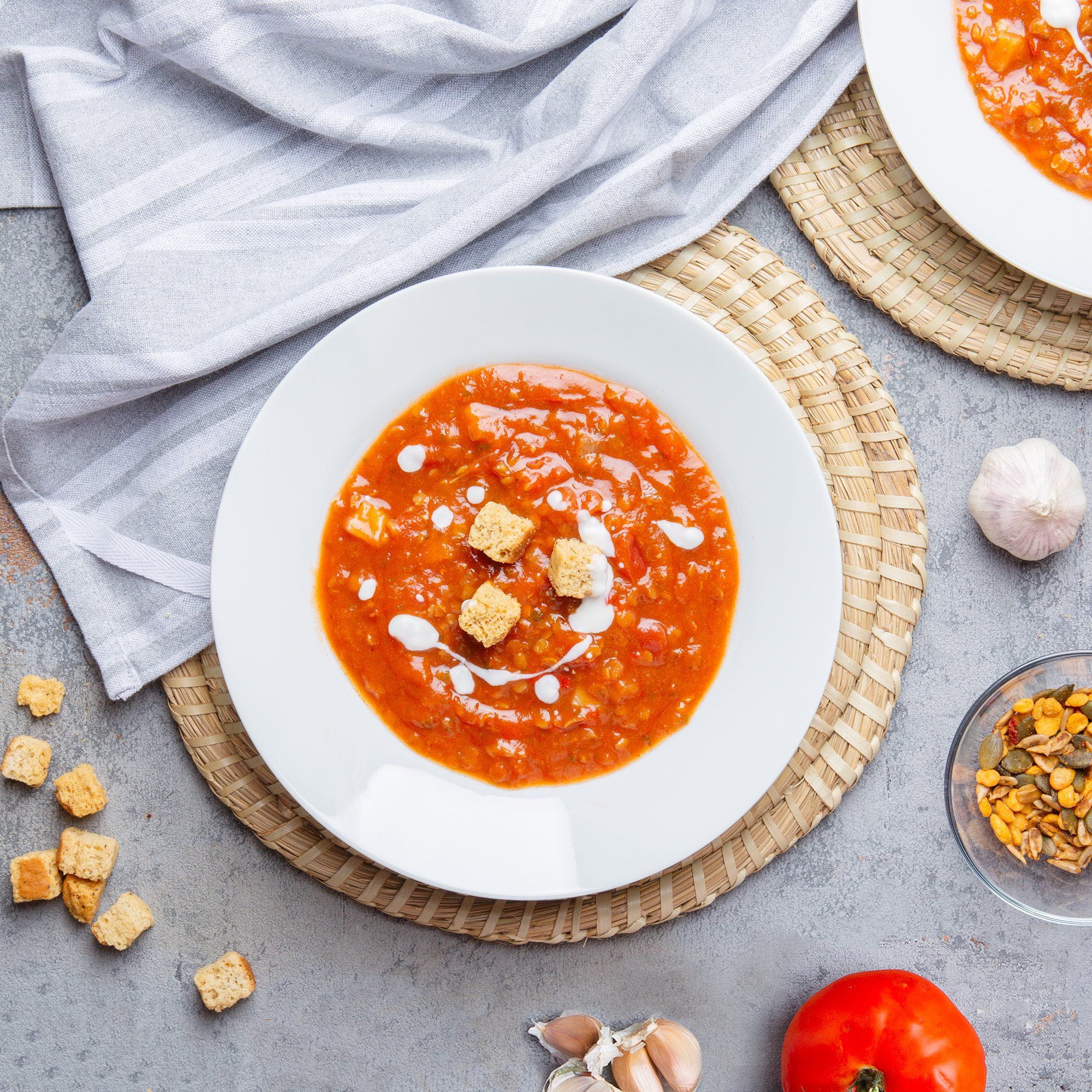 23cm White Soup Bowls - Pack of Six