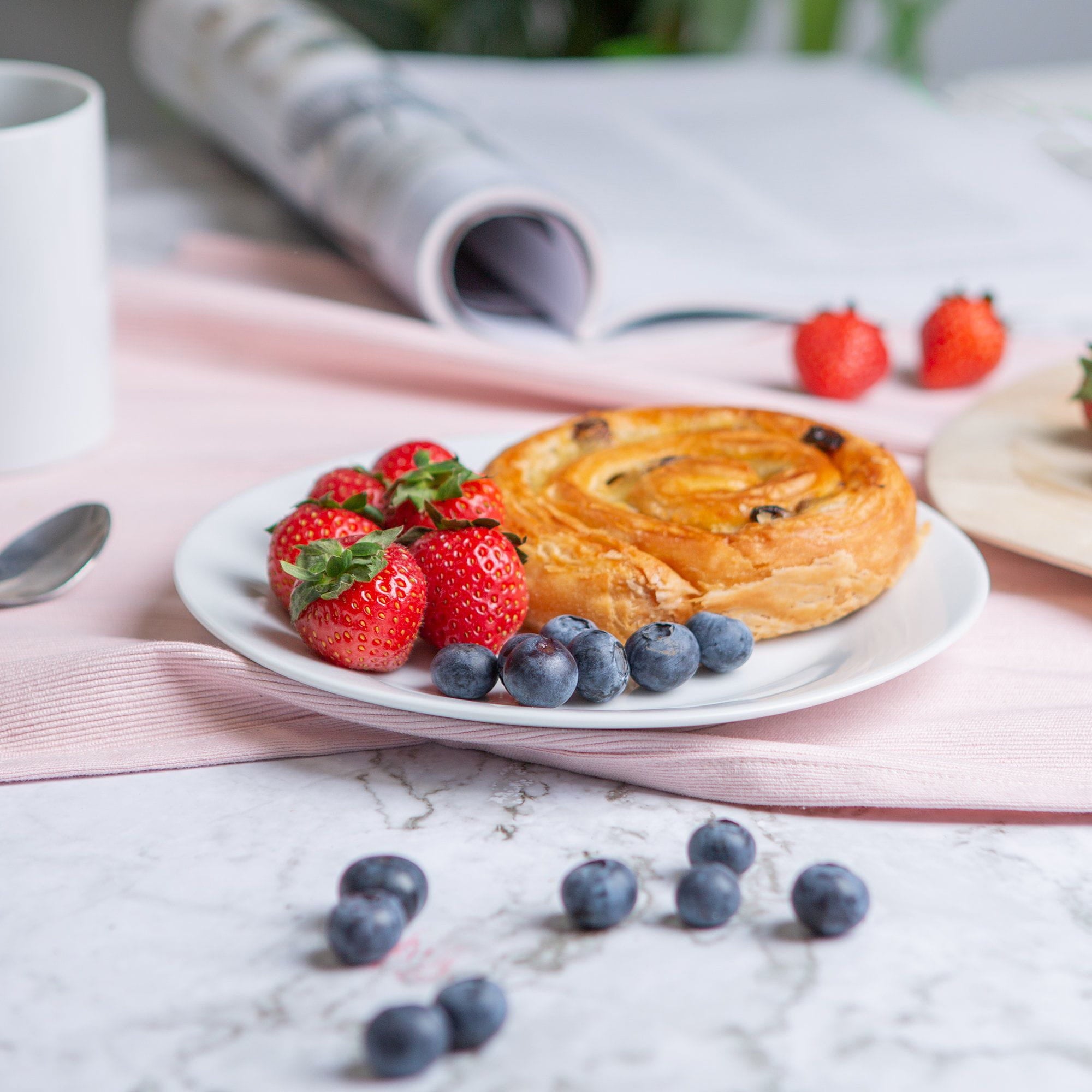 19cm White China Dessert Plates - Pack of Six