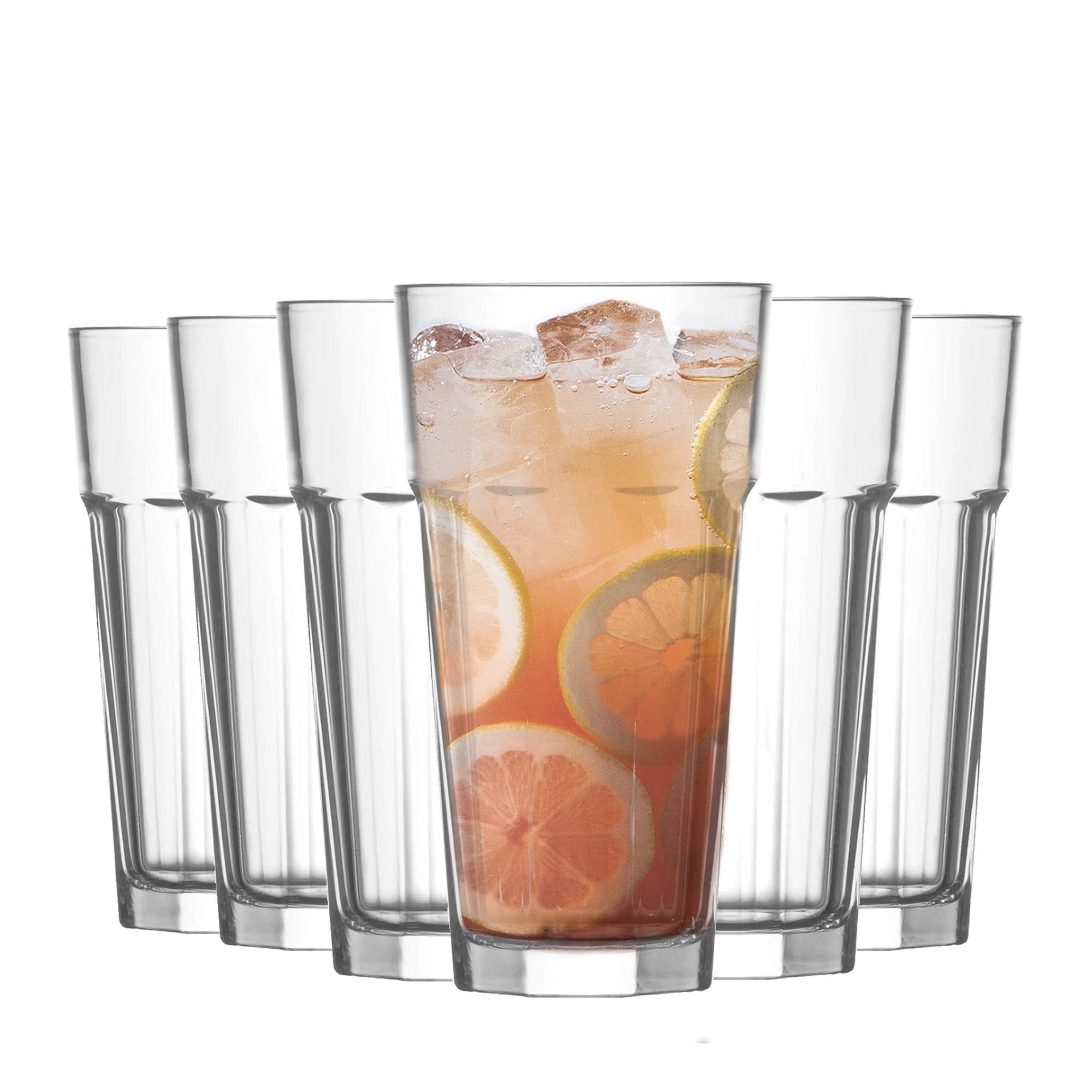 LAV 6 Piece Aras Highball Glasses Set - 360ml