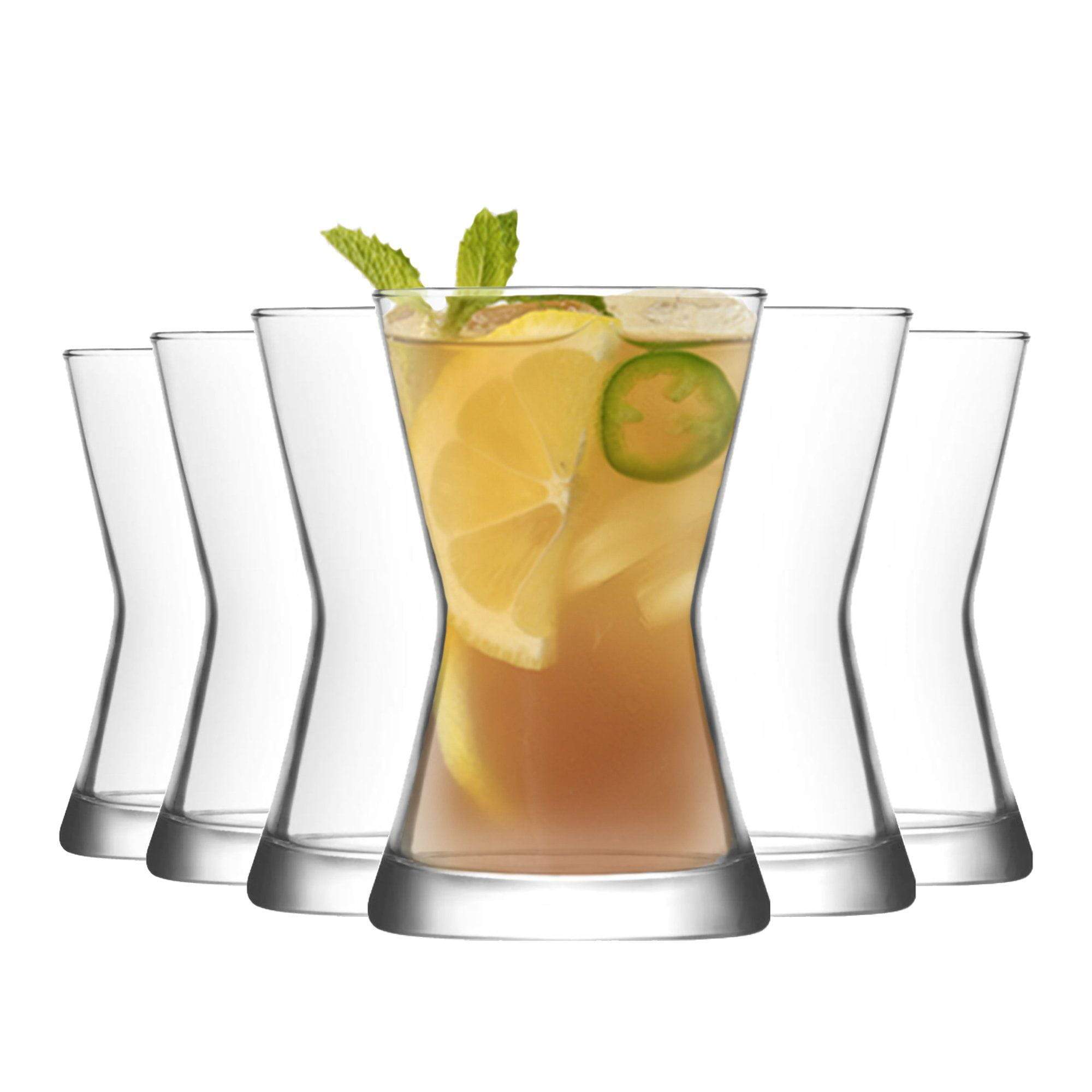 140ml Derin Glass Turkish Tea Cups - Pack of Six