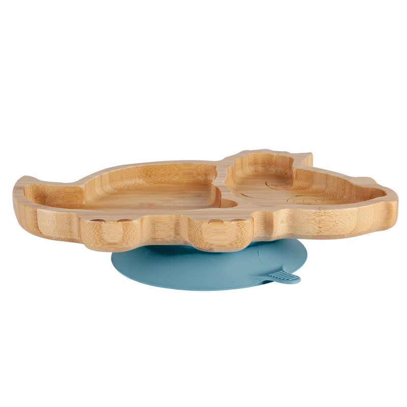 Dani The Dinosaur Bamboo Suction Plate - By Tiny Dining
