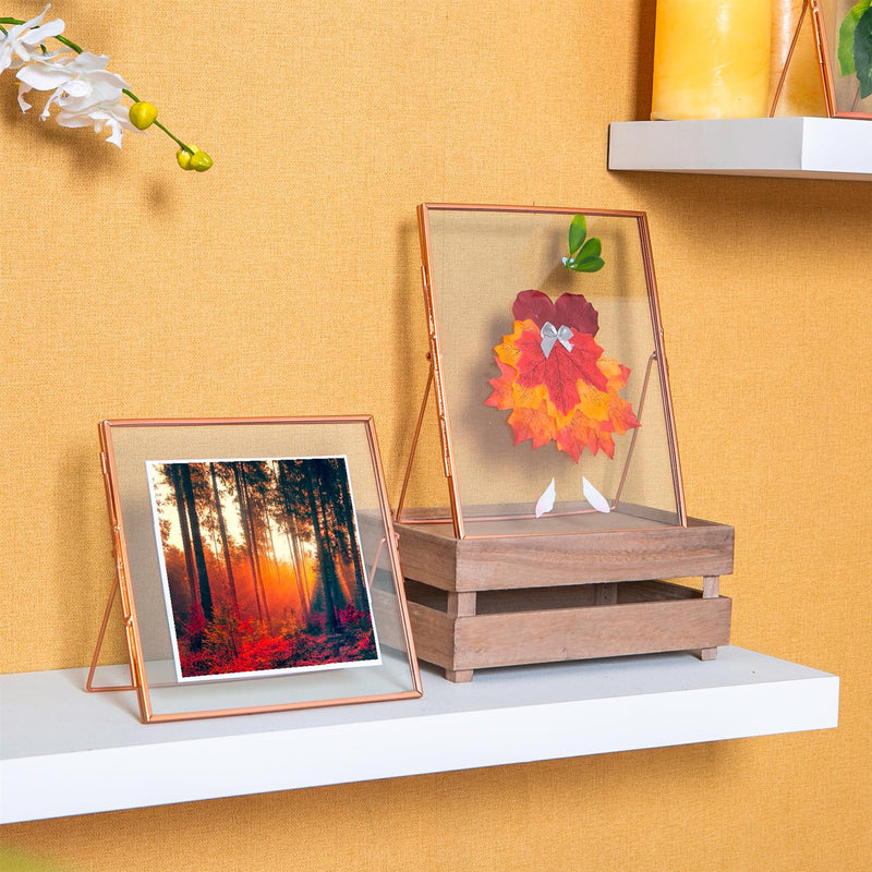 8" x 8" Standing Metal Photo Frame - By Nicola Spring
