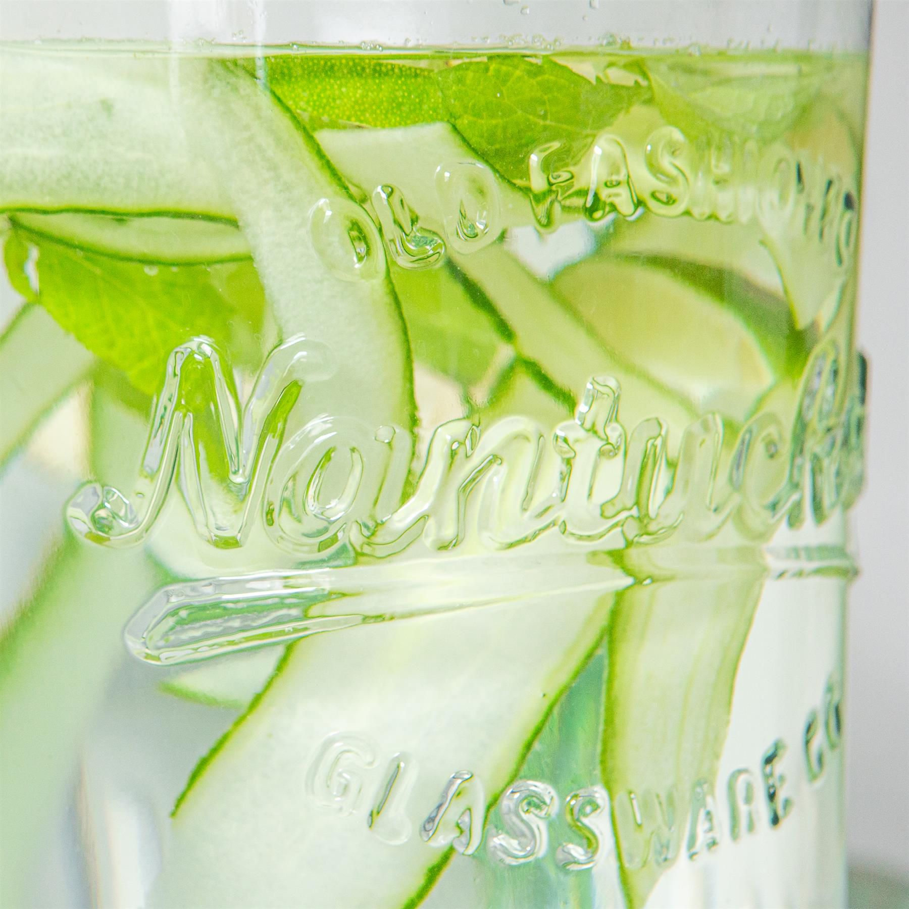 8.7L Glass Drinks Dispenser with Tap & Chrome Stand