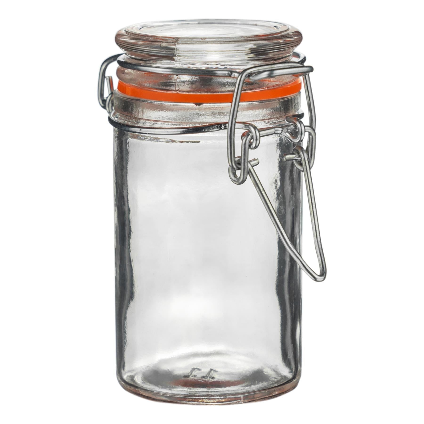 70ml Air tight Classic Glass Storage / Spice Jar + Four Free Coloured Seals