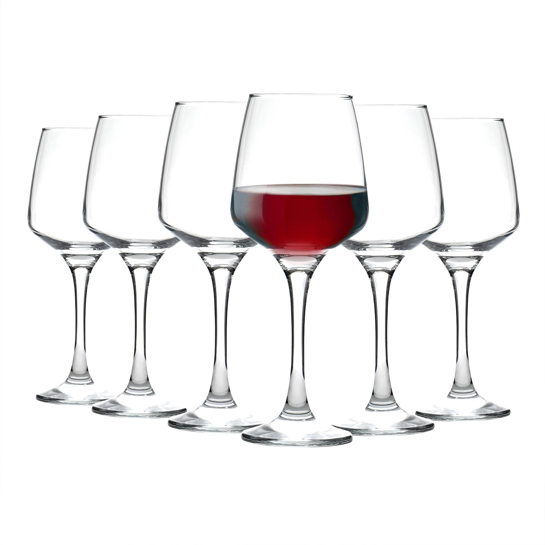 400ml Lal Red Wine Glasses - Pack of Six - By LAV