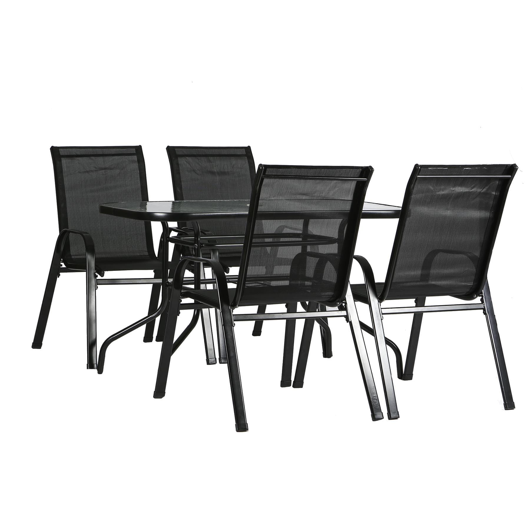 5 piece Sussex Rectangle Garden Furniture Set