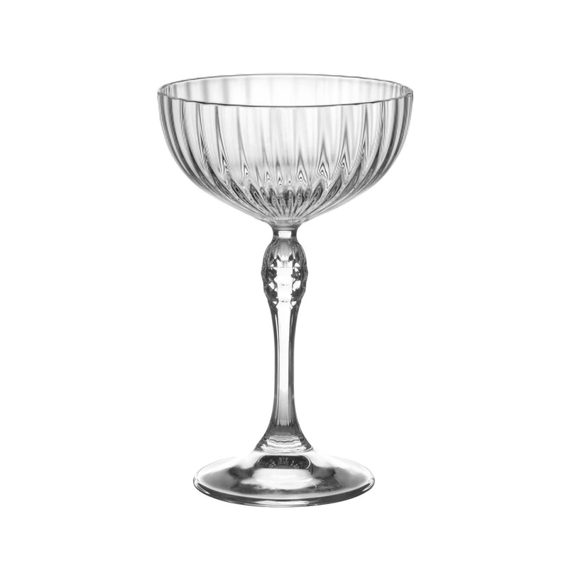 230ml America '20s Champagne Cocktail Saucers - Pack of Six - By Bormioli Rocco