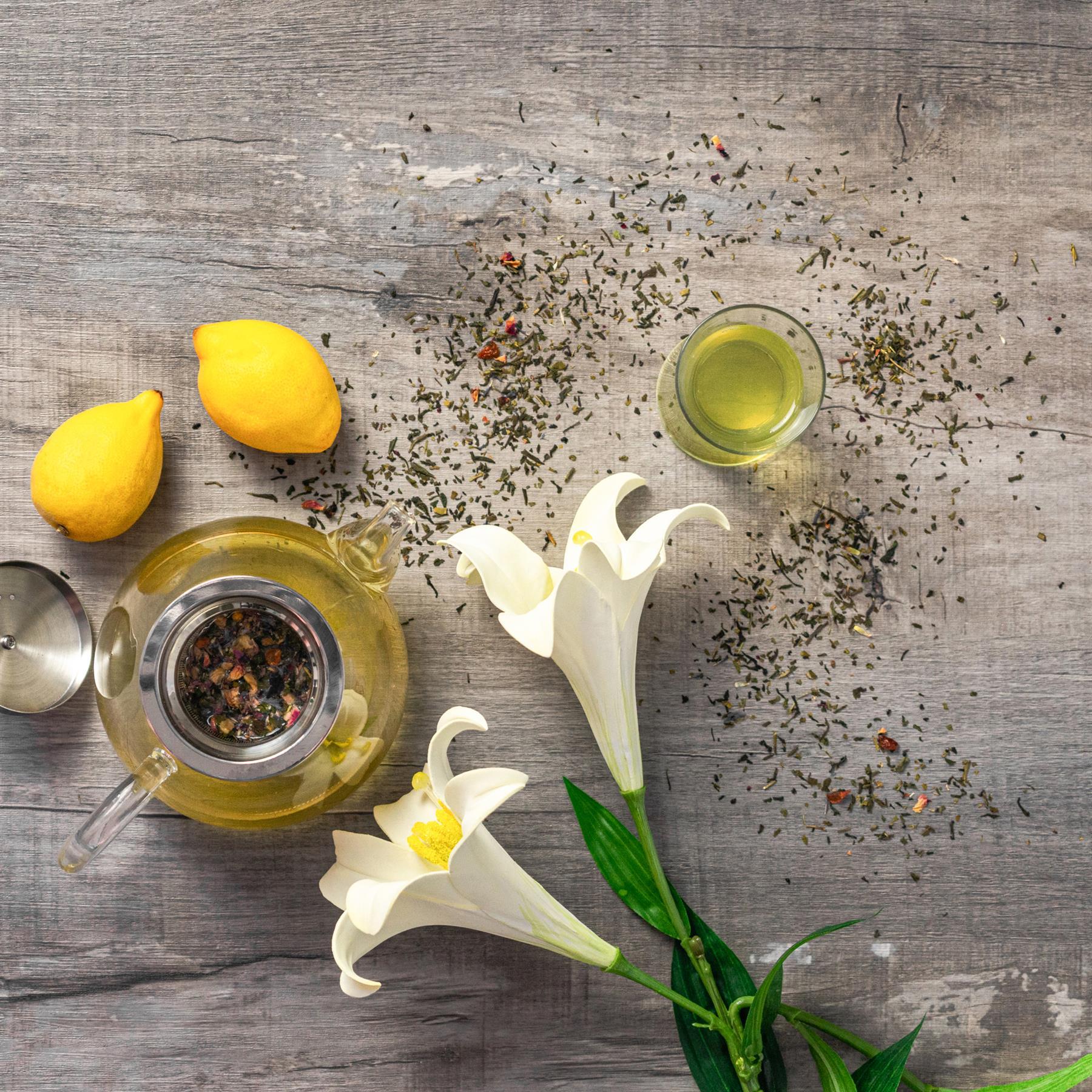 700ml Clear Glass Teapot with Stainless Steel Infuser