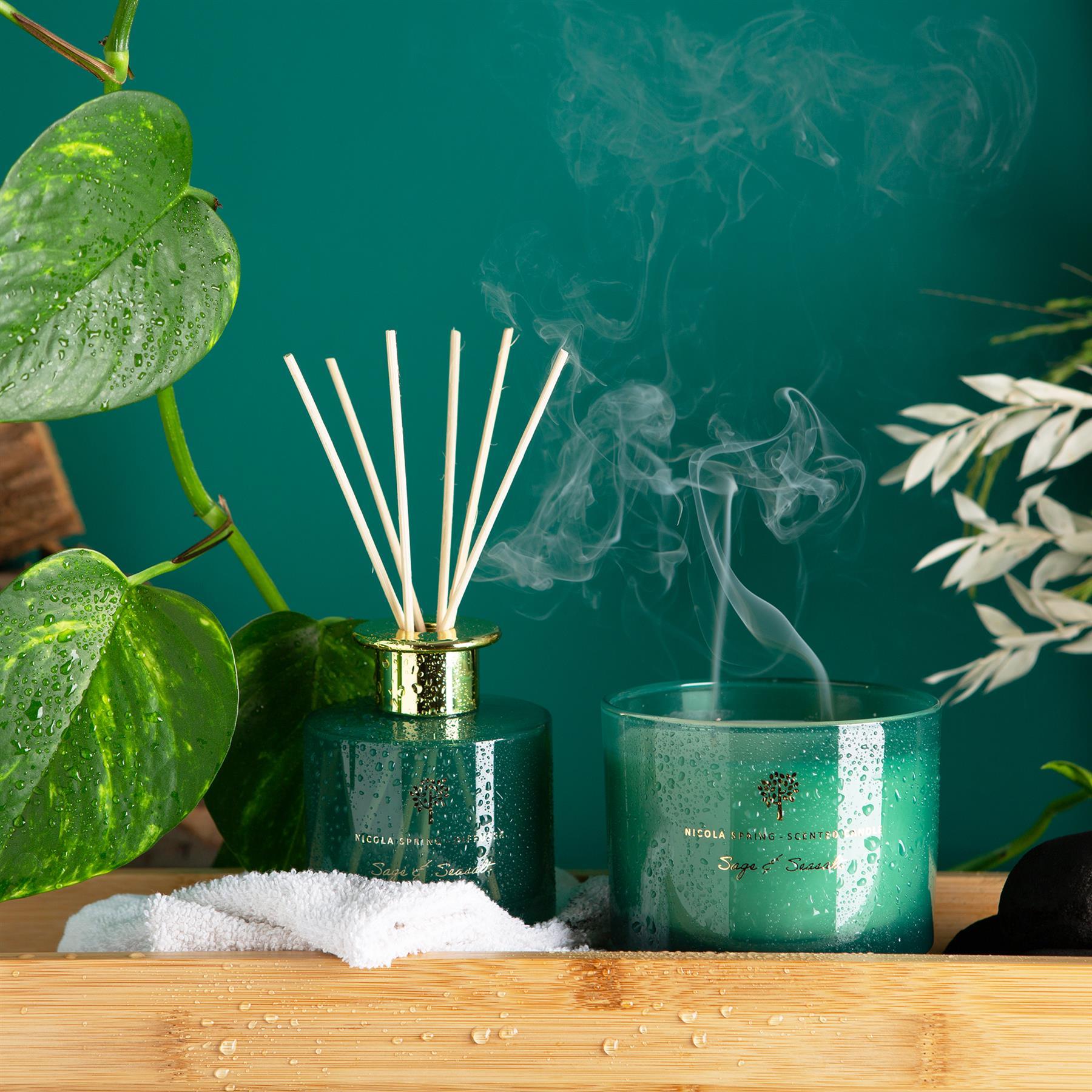 200ml Sage & Seasalt Glass Reed Diffuser