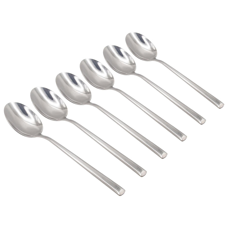 21cm Tondo Stainless Steel Dessert Spoons - By Argon Tableware