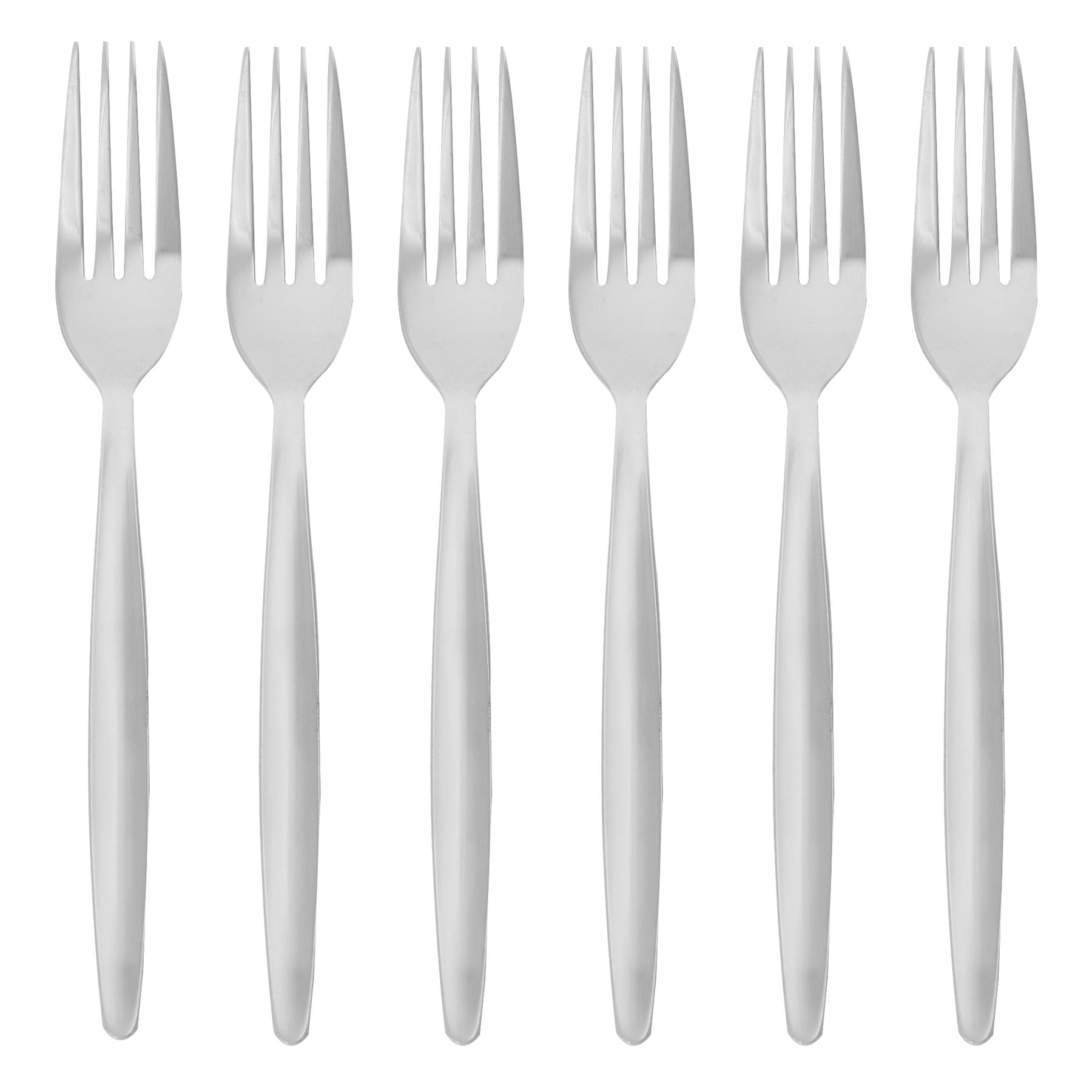 Classic Stainless Steel Dinner Forks - Pack of 6 - By Argon Tableware