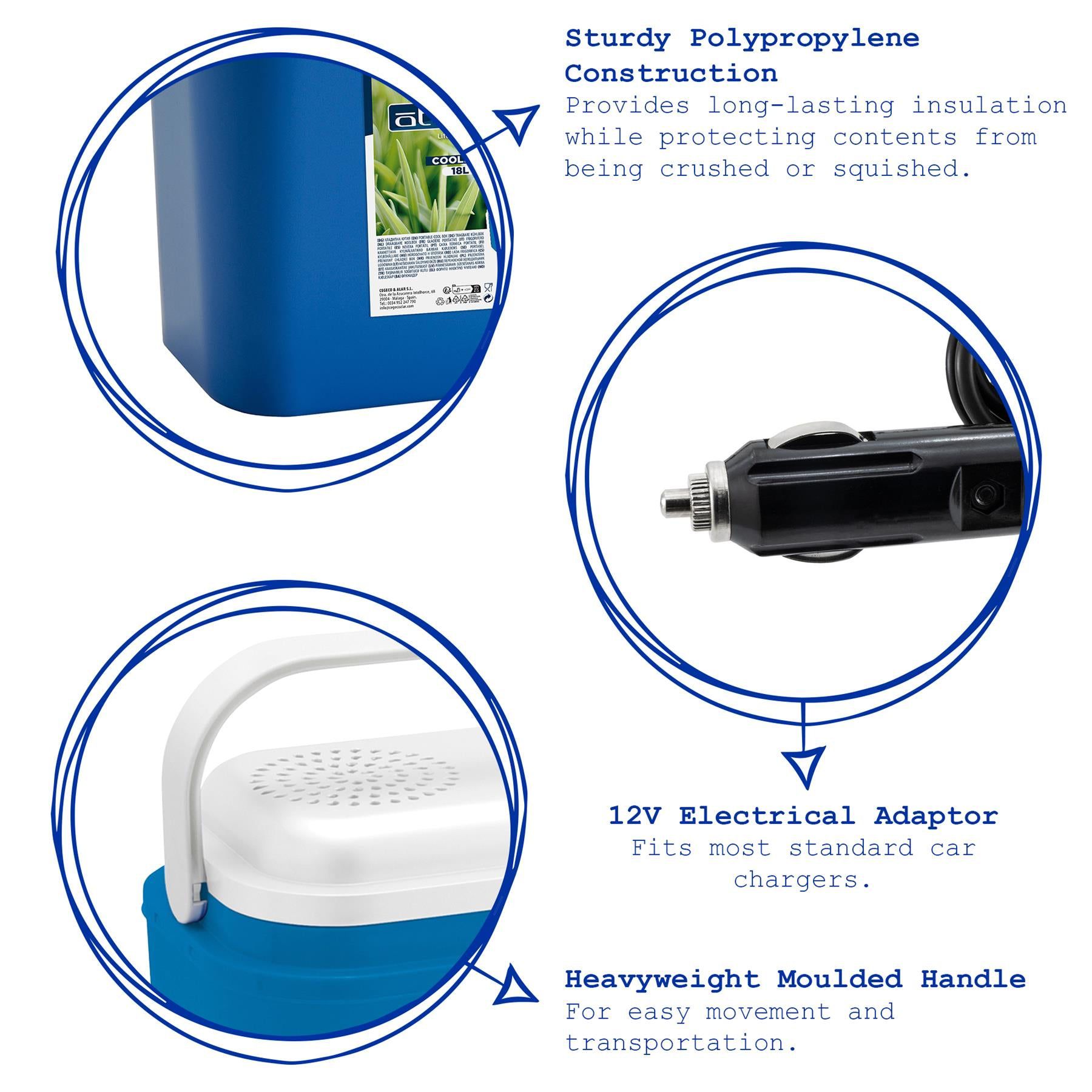 30L 12V Electric Cool Box