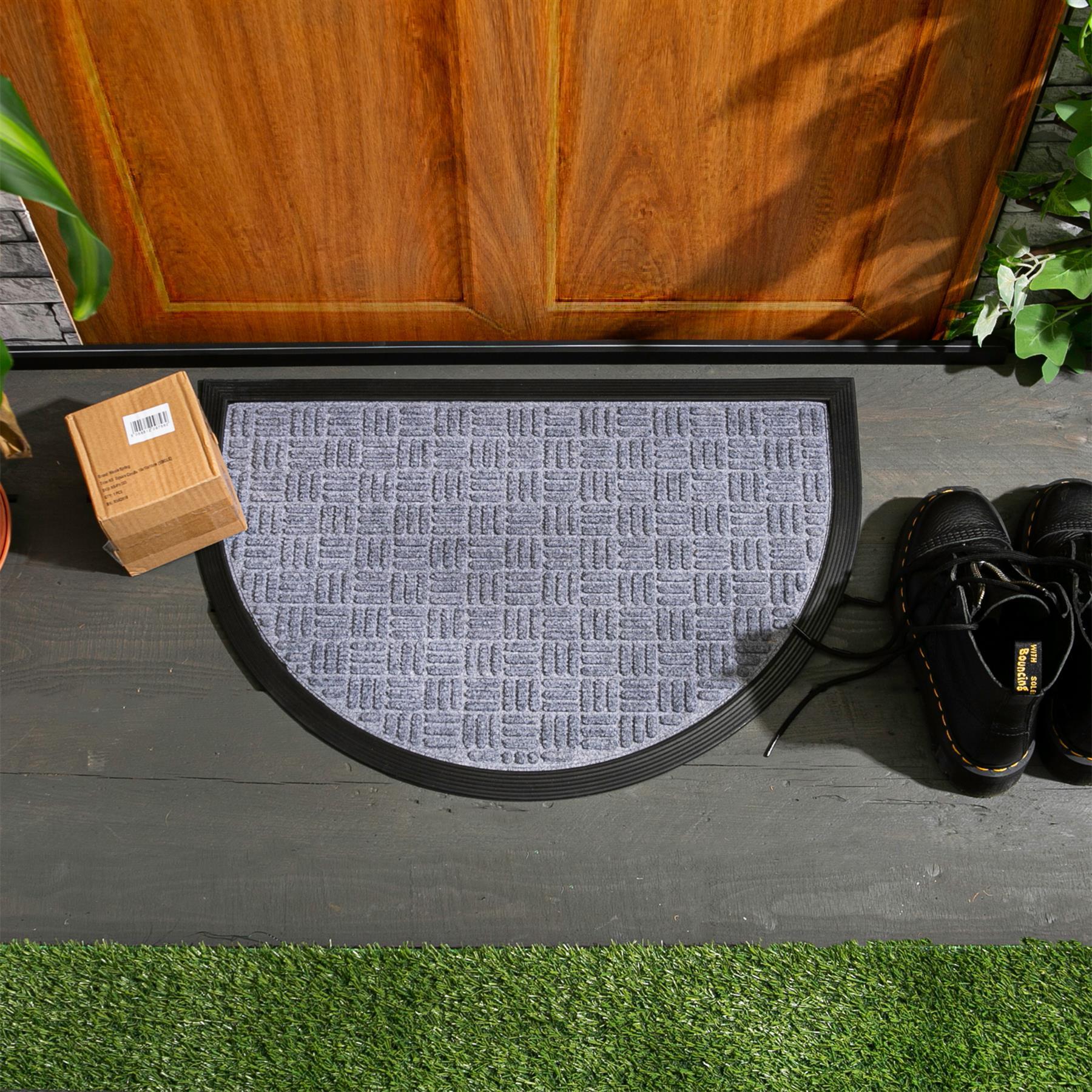 60cm x 40cm Grey Heavy Duty Door Mat