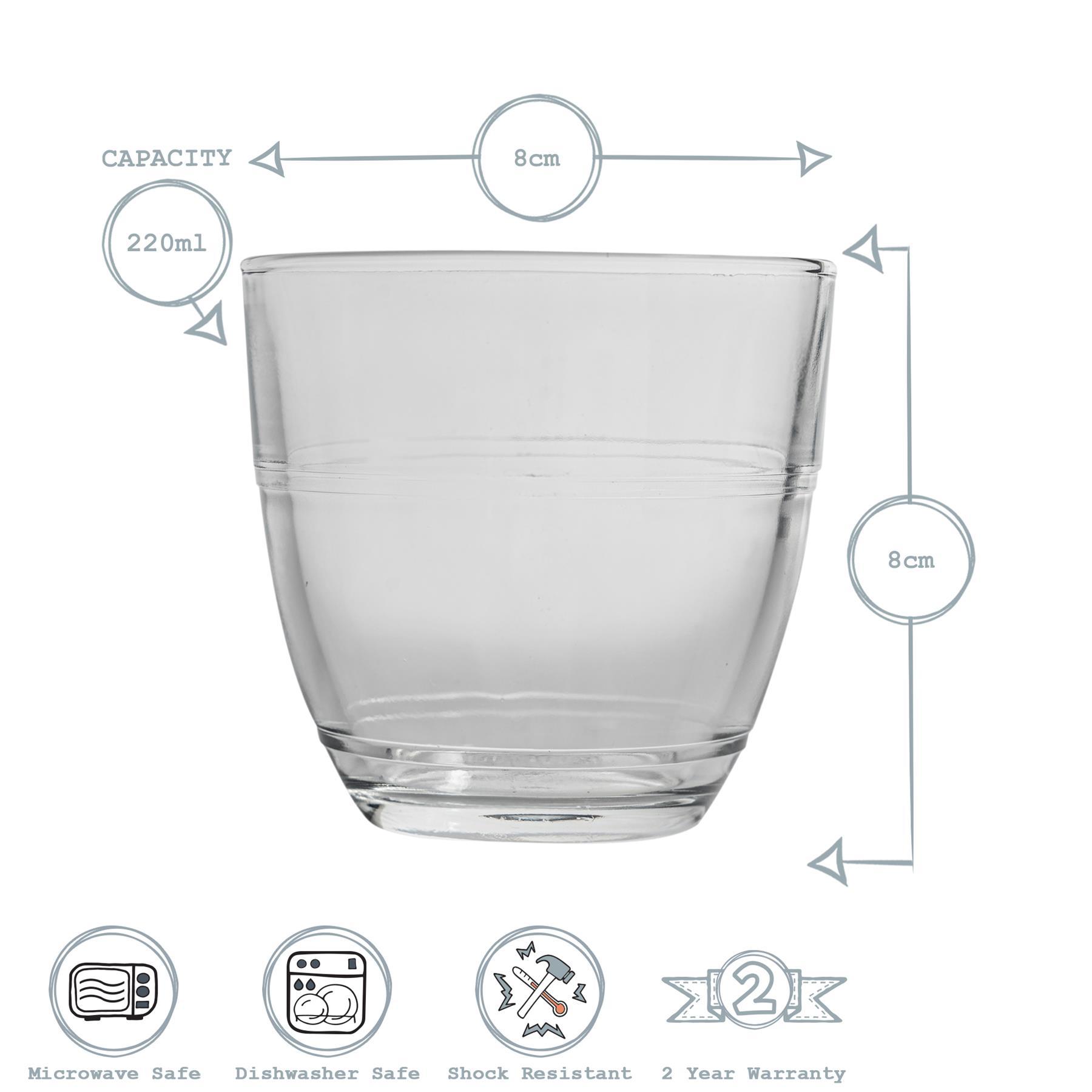 220ml Gigogne Water Glasses - Pack of Six