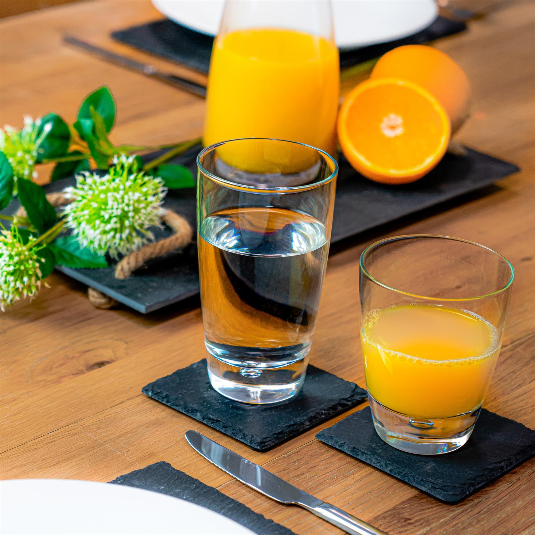 8pc Luna Glassware Set