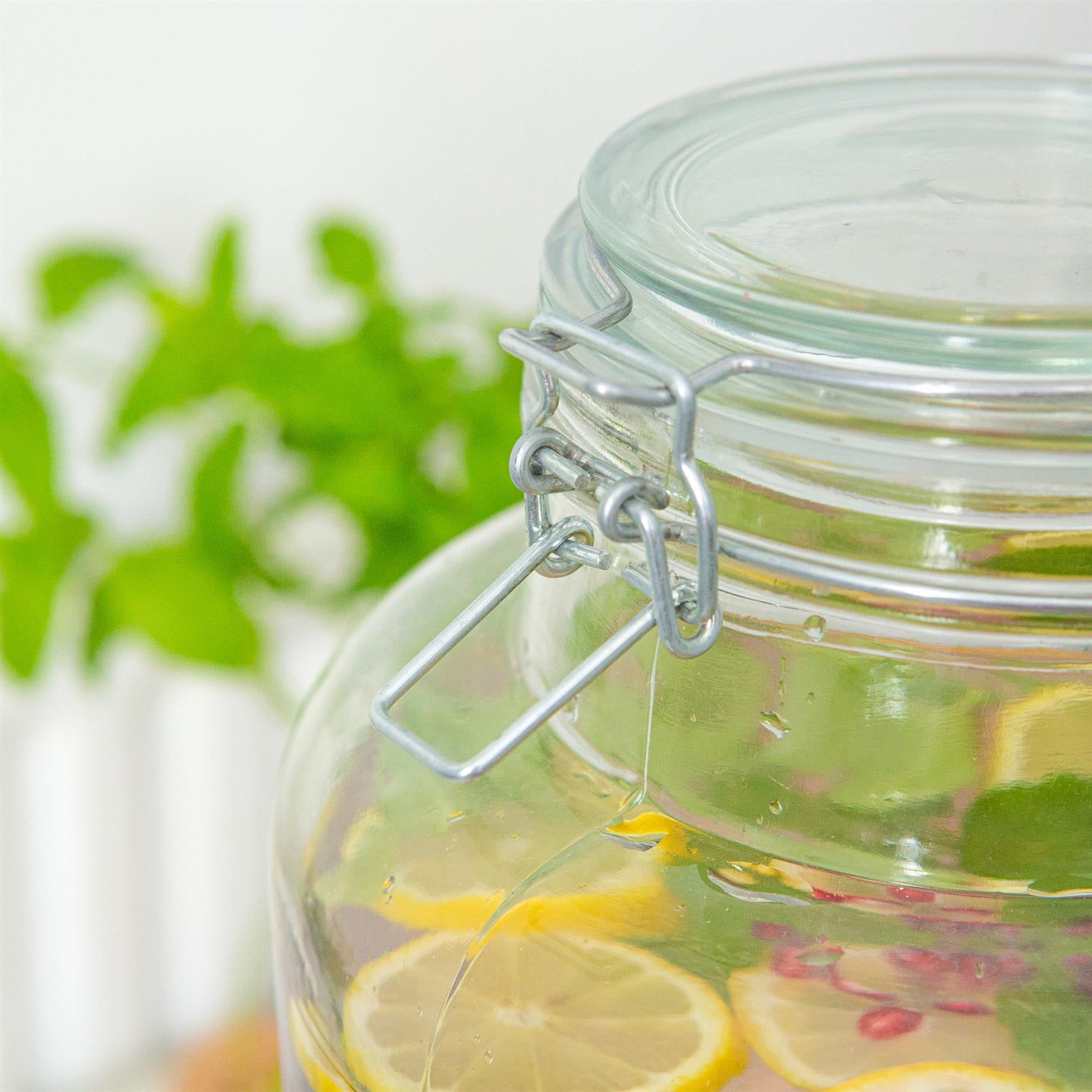 6.5L Glass Drinks Dispenser with Tap