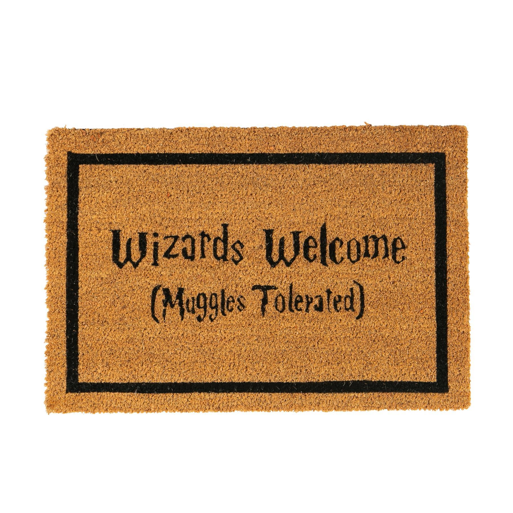 60cm x 40cm Wizards Welcome Coir Door Mat