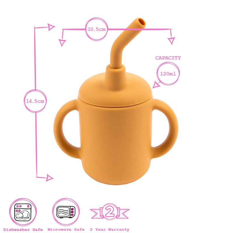 120ml Silicone Baby Sippy Cup - By Tiny Dining
