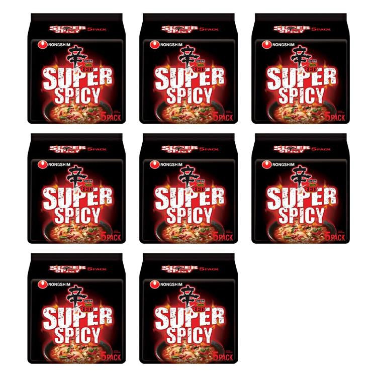 Super Spicy 120g Instant Noodles - Pack of 40 - By Nongshim