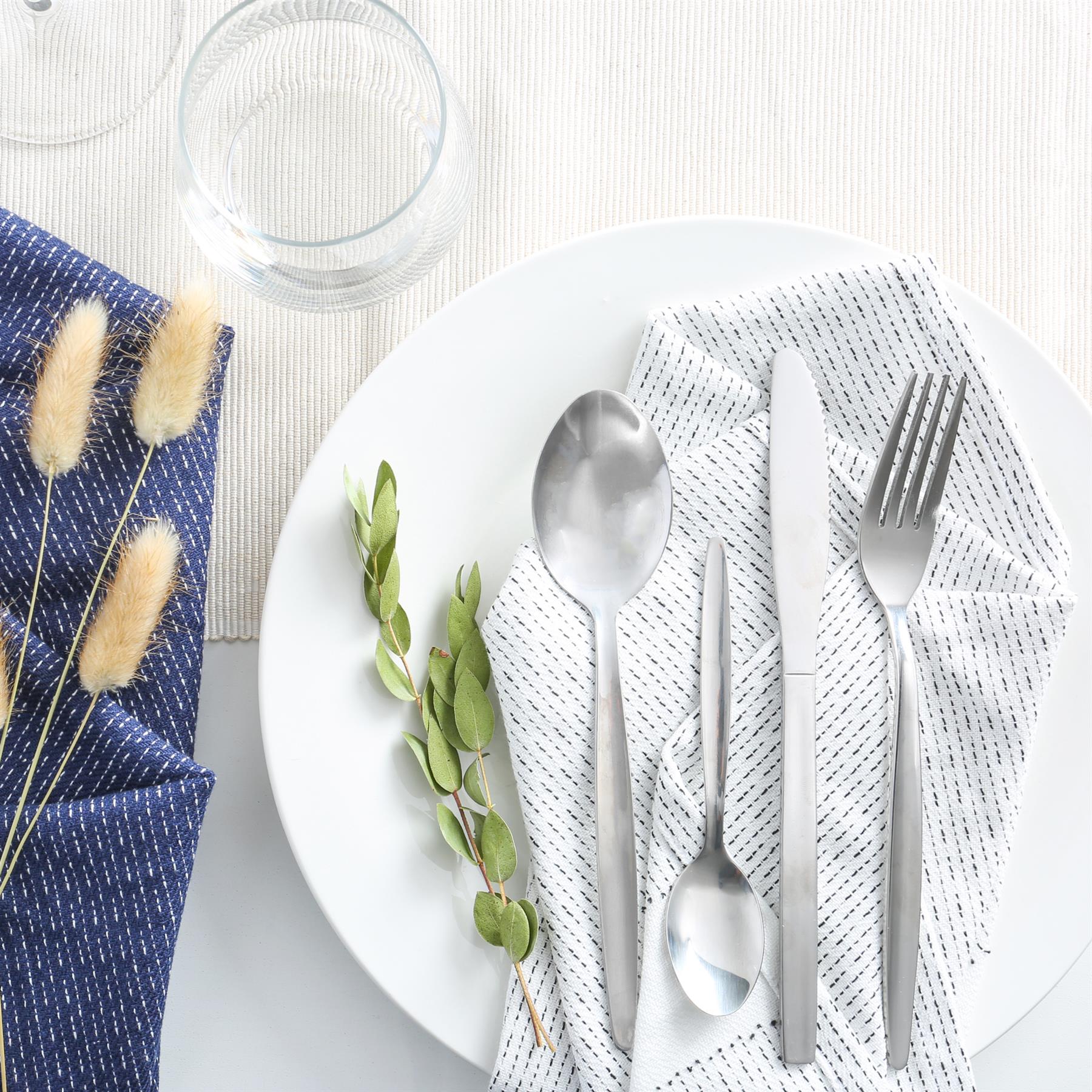 Classic Stainless Steel Dessert Spoons - Pack of 6