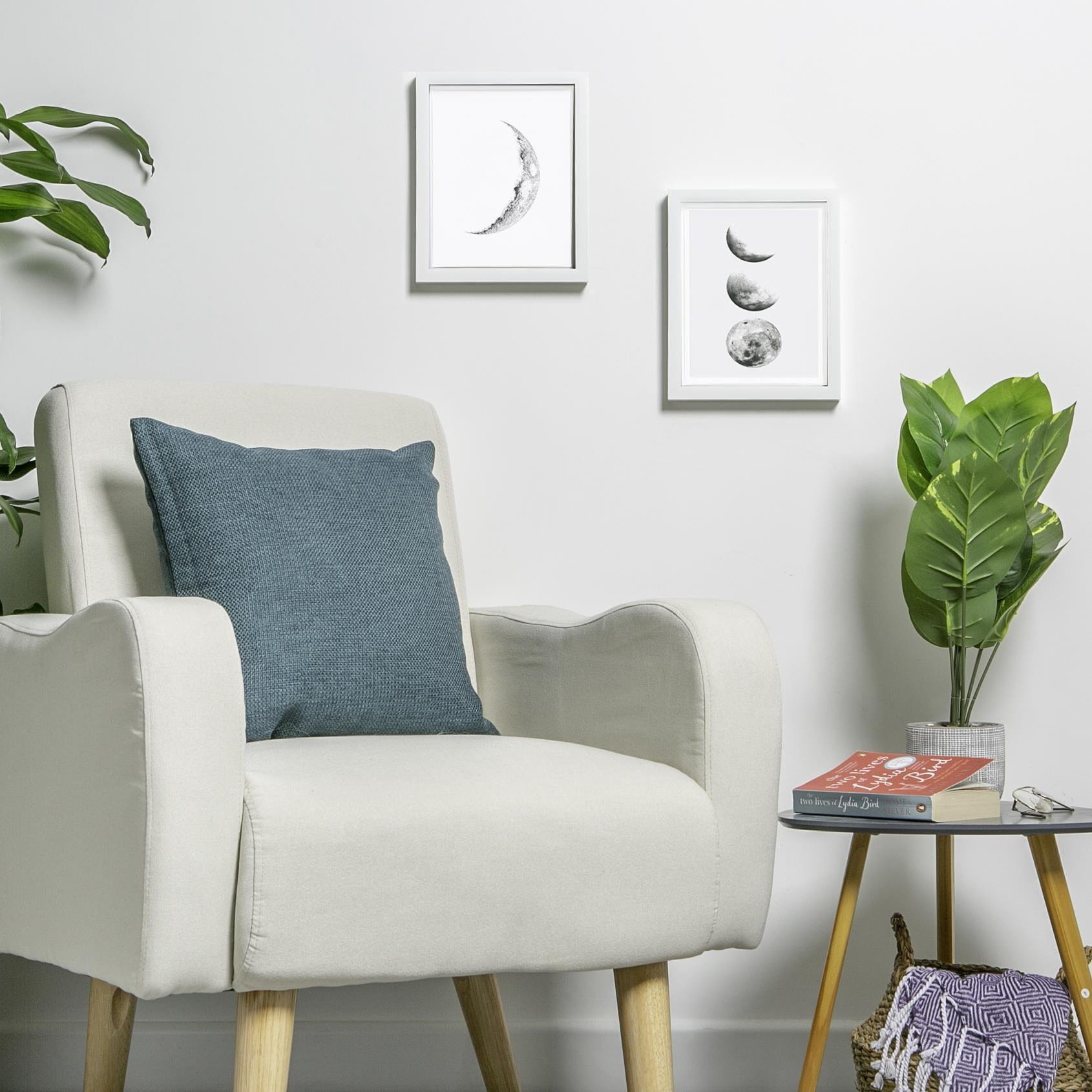 8" x 10" 3D Box Photo Frame - White