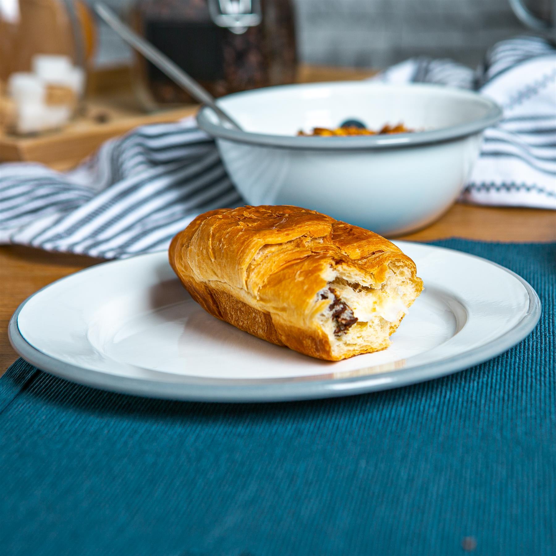 20cm Black/Grey White Enamel Side Plates - Pack of Four