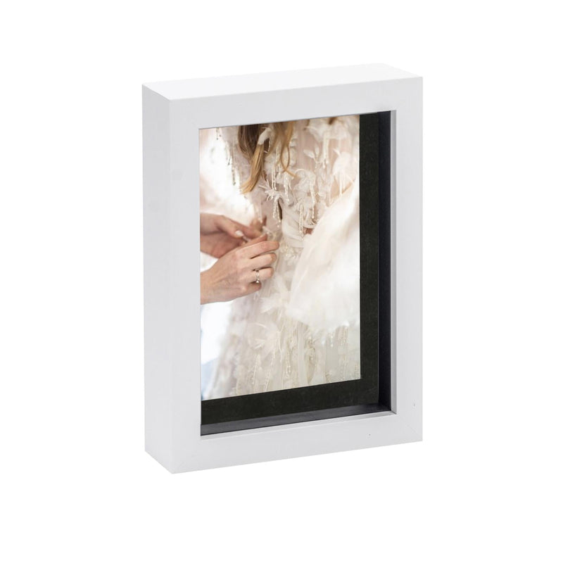 5" x 7" 3D Box Photo Frame with 4" x 6" Mount - By Nicola Spring