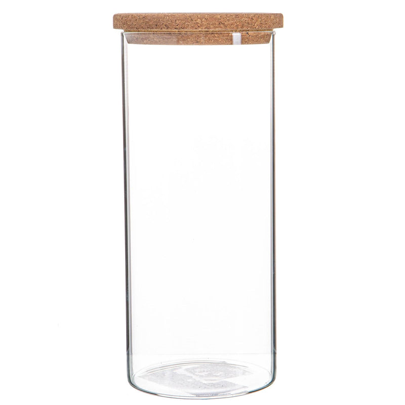 1.5L Scandi Storage Jars with Cork Lids - Pack of Three - By Argon Tableware